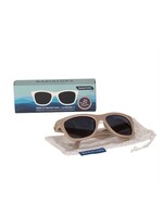 Babiators Babiators, The Eco Collection Navigator Sunglasses || Soft Sand / Smoke Lens