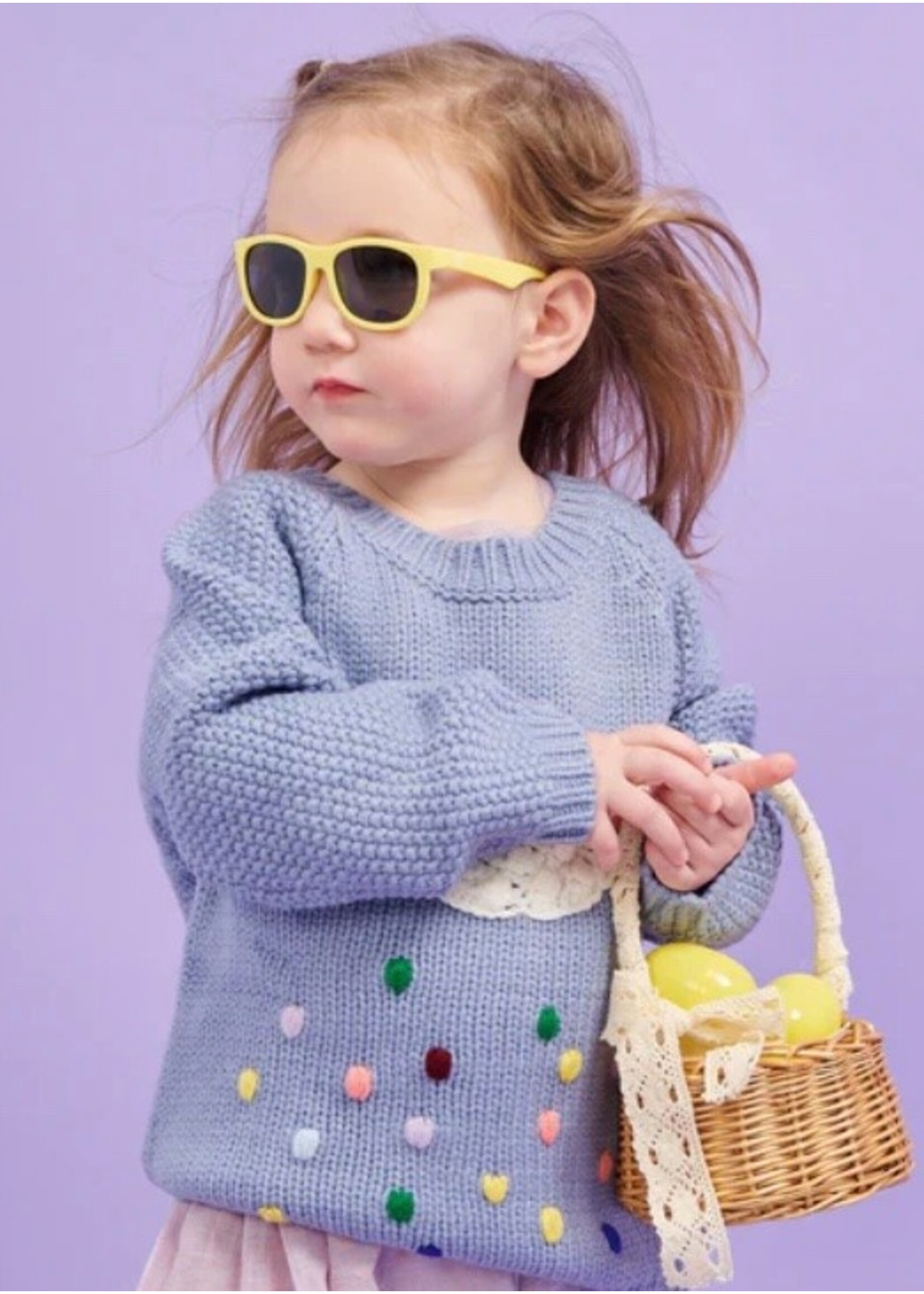 Babiators Babiators, Non-Polarized Navigator Sunglasses  || Lemon Zest / Smoke Lens