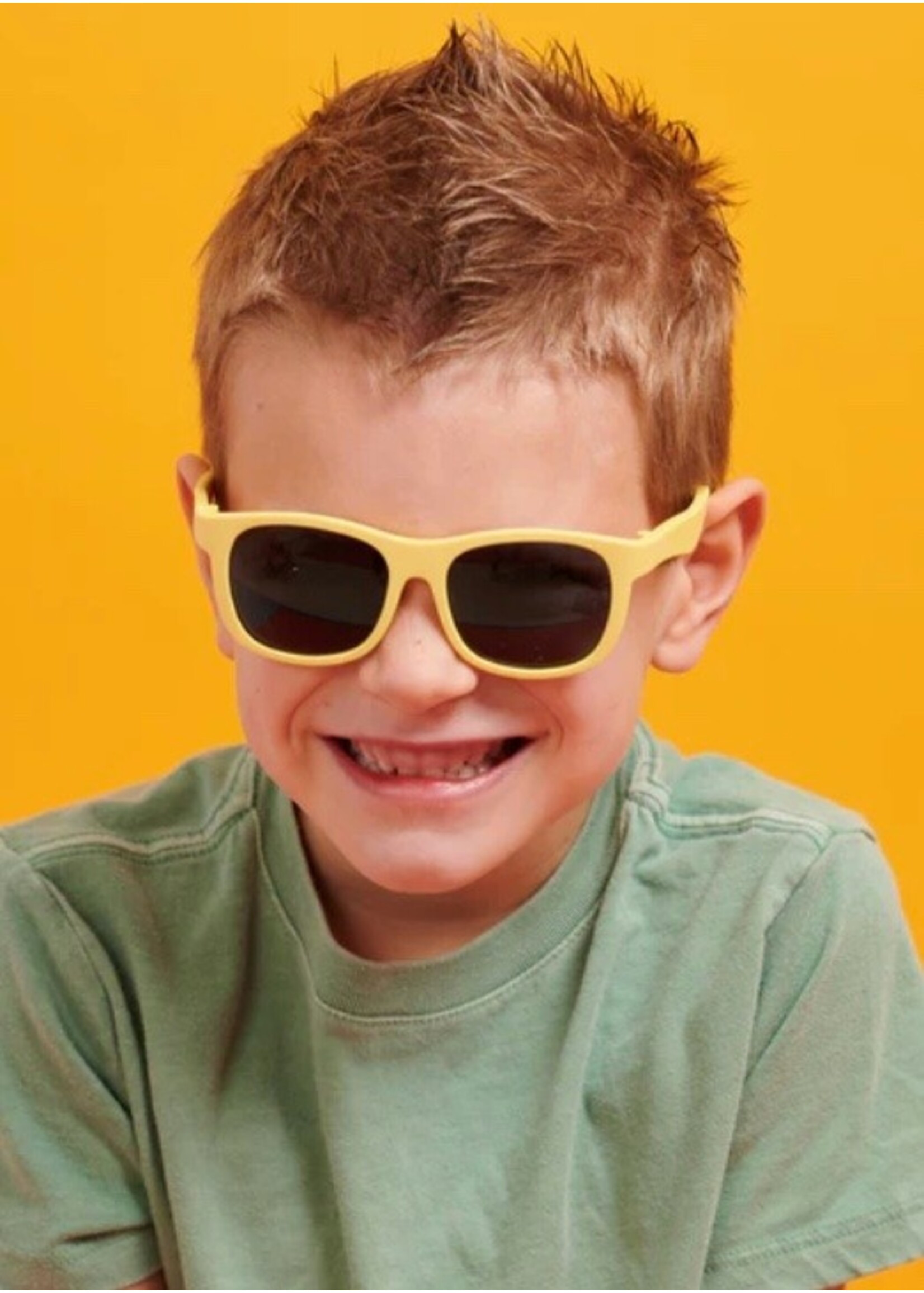 Babiators Babiators, Non-Polarized Navigator Sunglasses  || Lemon Zest / Smoke Lens