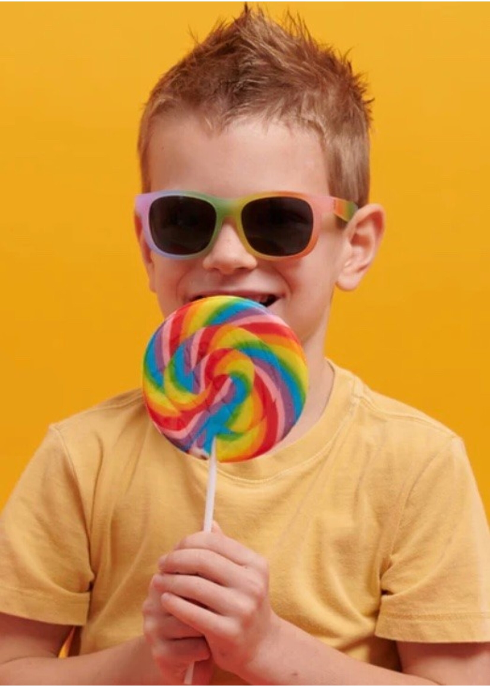 Babiators Babiators, Non-Polarized Navigator Sunglasses  || Rad Rainbow Gradient / Smoke Lens