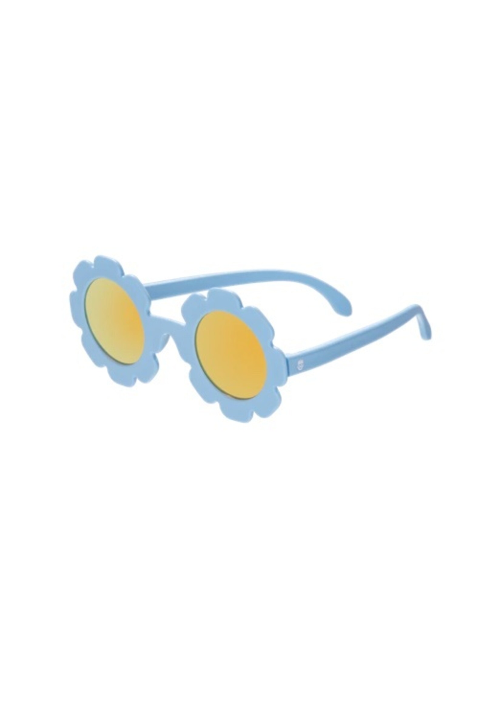 Babiators Babiators, Non-polarized Flower Sunglasses || "The Wild Flower" Periwinkle / Gold Mirror