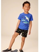 Tea Collection Tea Collection, Shark Play Graphic Tee || Majorelle Blue