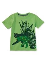 Tea Collection Tea Collection, Puma & Leopard Beach Graphic Tee || Matcha