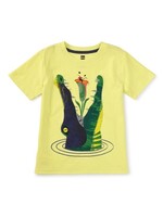 Tea Collection Tea Collection, Pitcher Plant Croc Graphic Tee || Kiwi