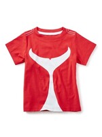Tea Collection Tea Collection, Whale Tail Graphic Tee || Red Pepper