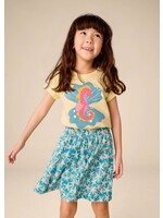 Tea Collection Tea Collection, Seahorse & Pearls Graphic Tee || Banana