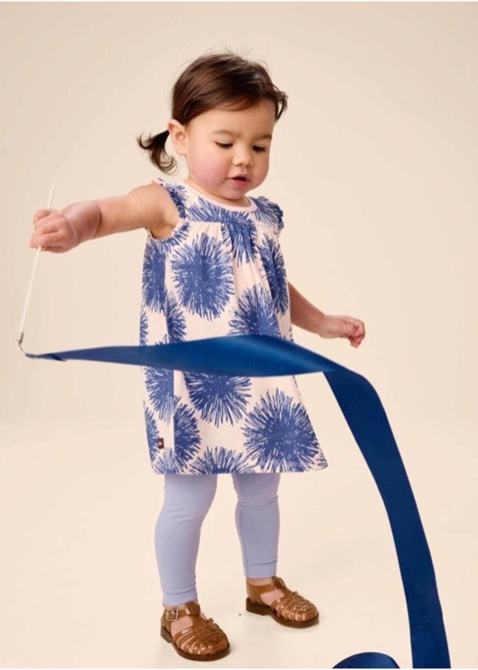 Tea Collection Tea Collection, Mighty Mini Dress || Sea Urchin