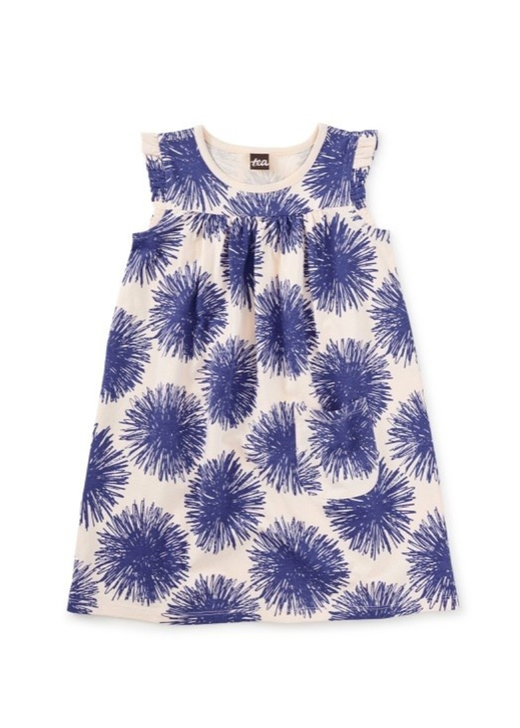 Tea Collection Tea Collection, Mighty Mini Dress || Sea Urchin