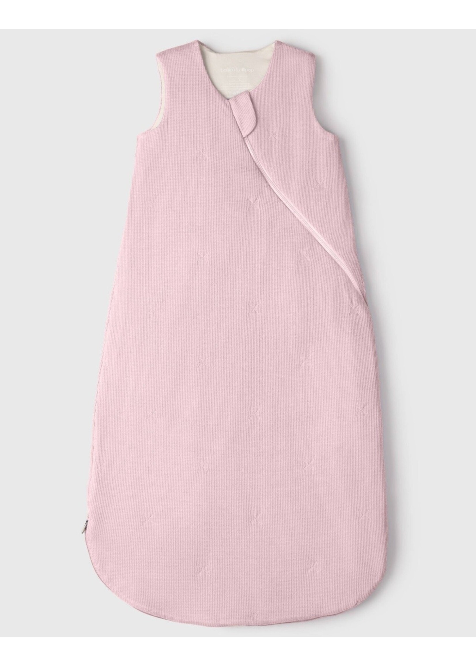 Loulou Lollipop Loulou Lollipop,  TENCEL™ Waffle Sleep Bag 1.0 TOG  || Blush Pink