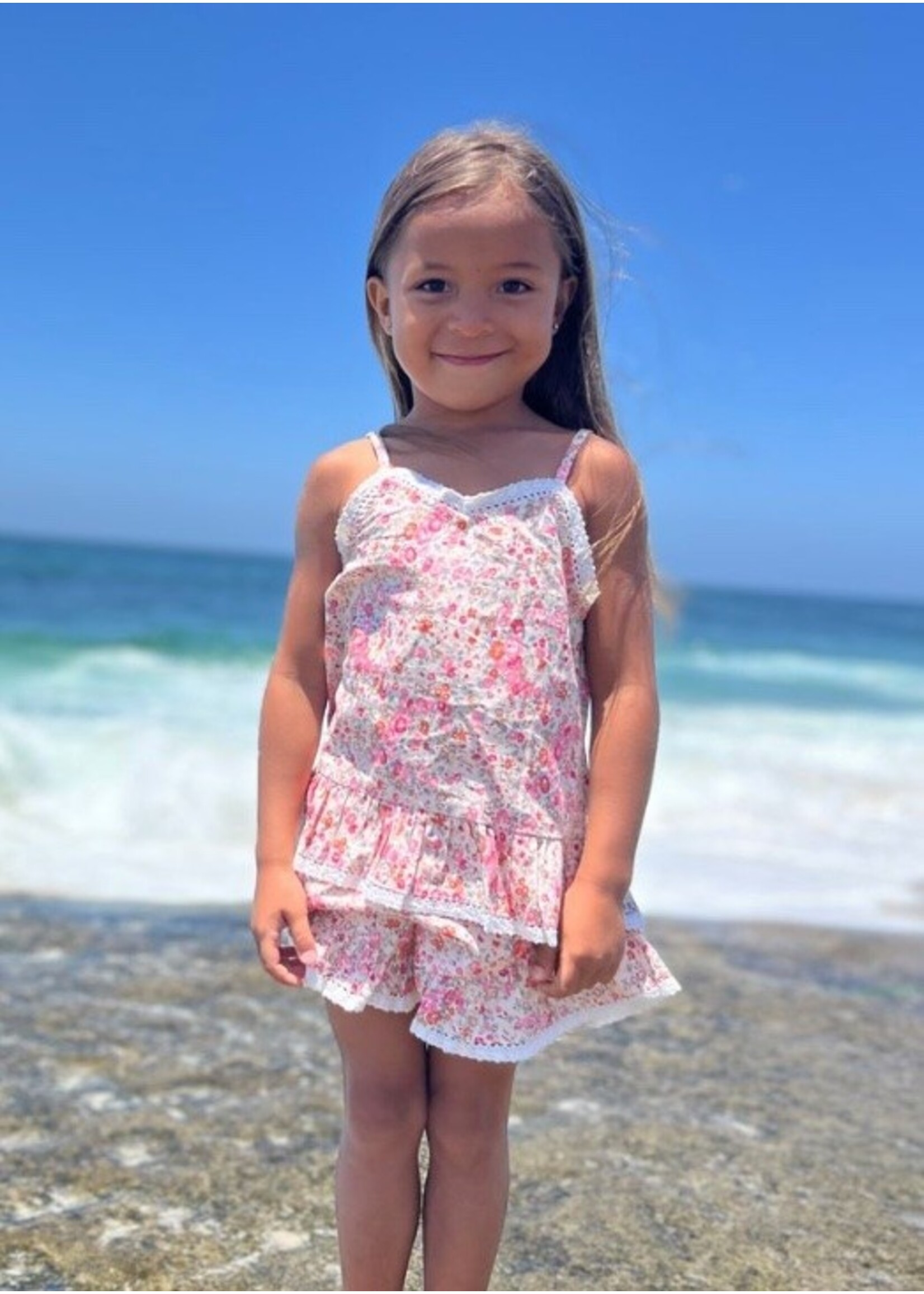 Vignette Vignette, Lillian Tank || Pink floral