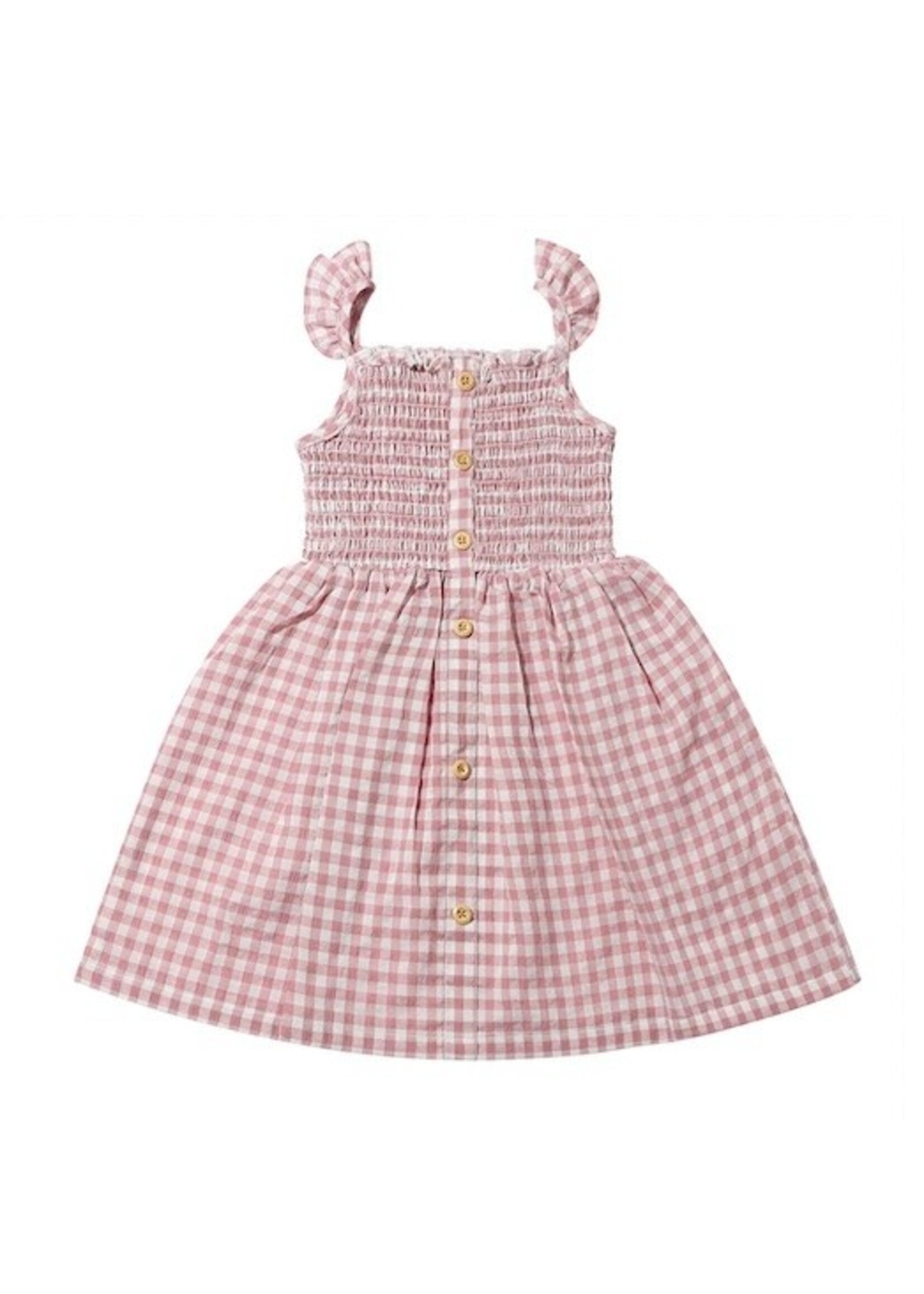 Vignette Vignette, Jill Dress || Rose Plaid