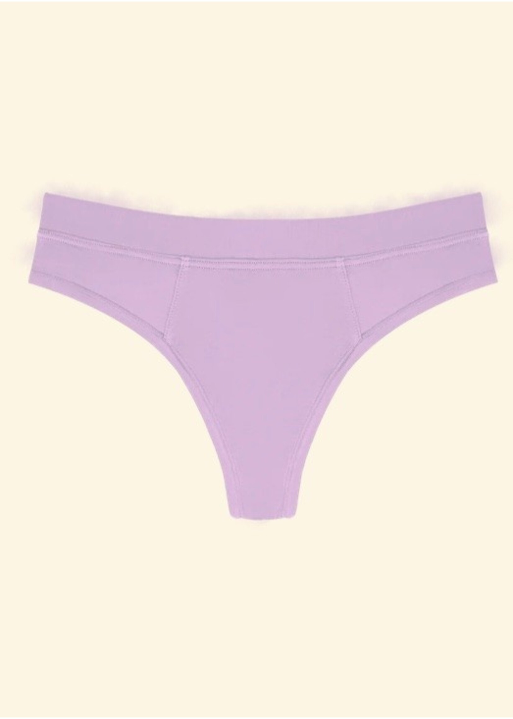 Huha Underwear Huha Underwear, High Rise Thong || Lilac