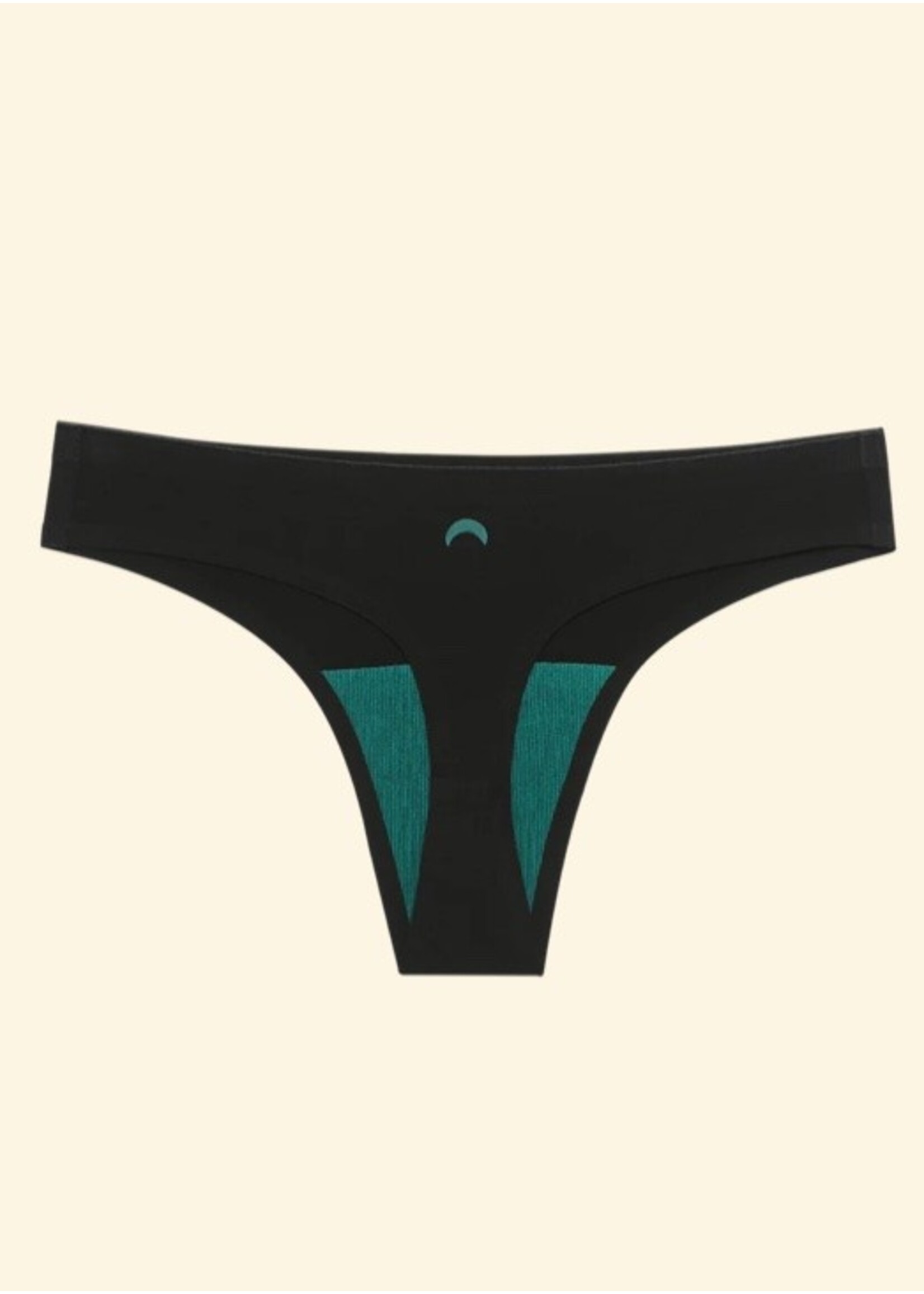 Huha Underwear Huha Underwear, Seamless Low-Mid Rise Thong || Black