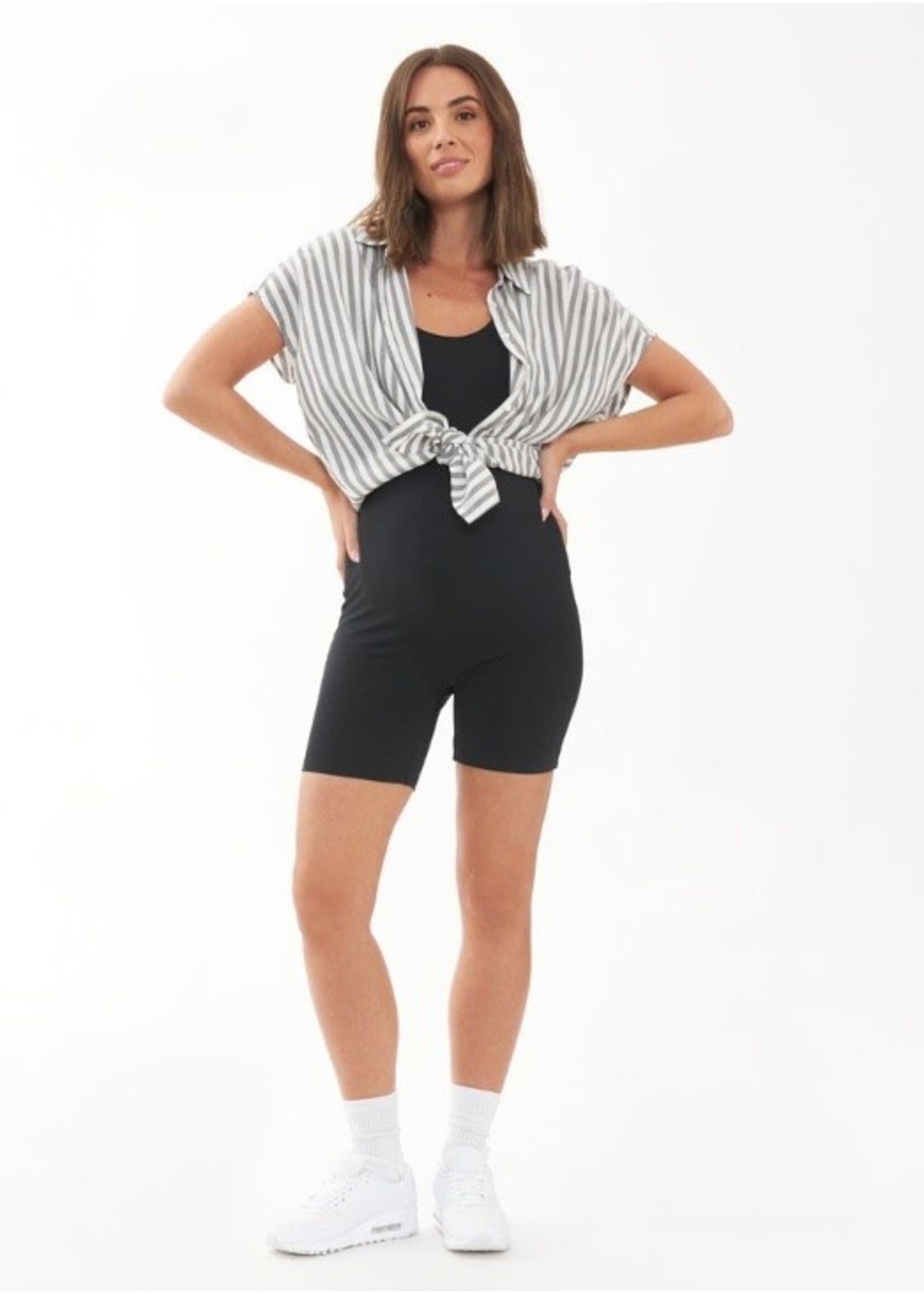 Ripe Maternity Ripe Maternity, Luxe Knit Short Body Suit || Black