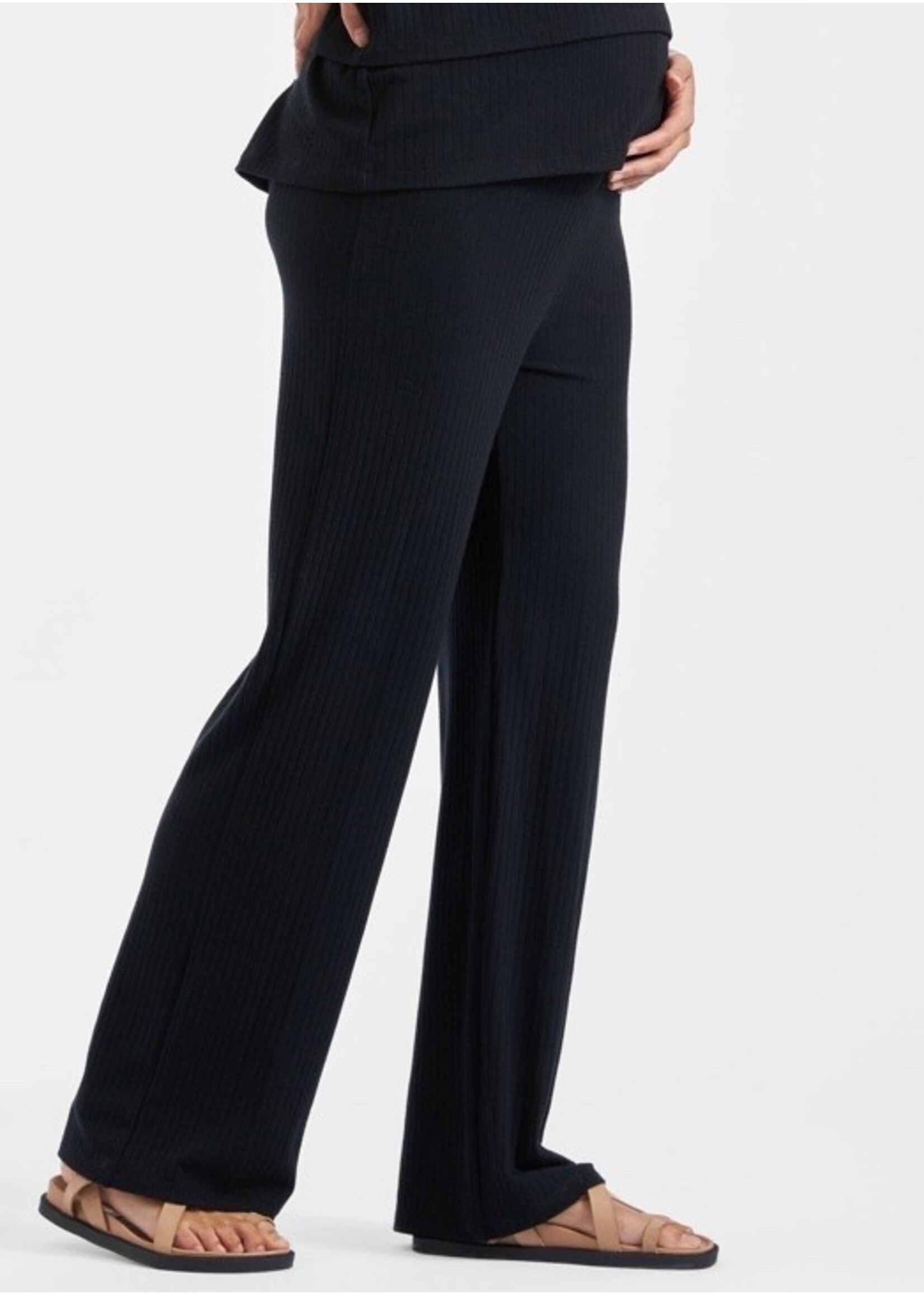 Ripe Maternity Ripe Maternity, Cindy Rib Pant || Black
