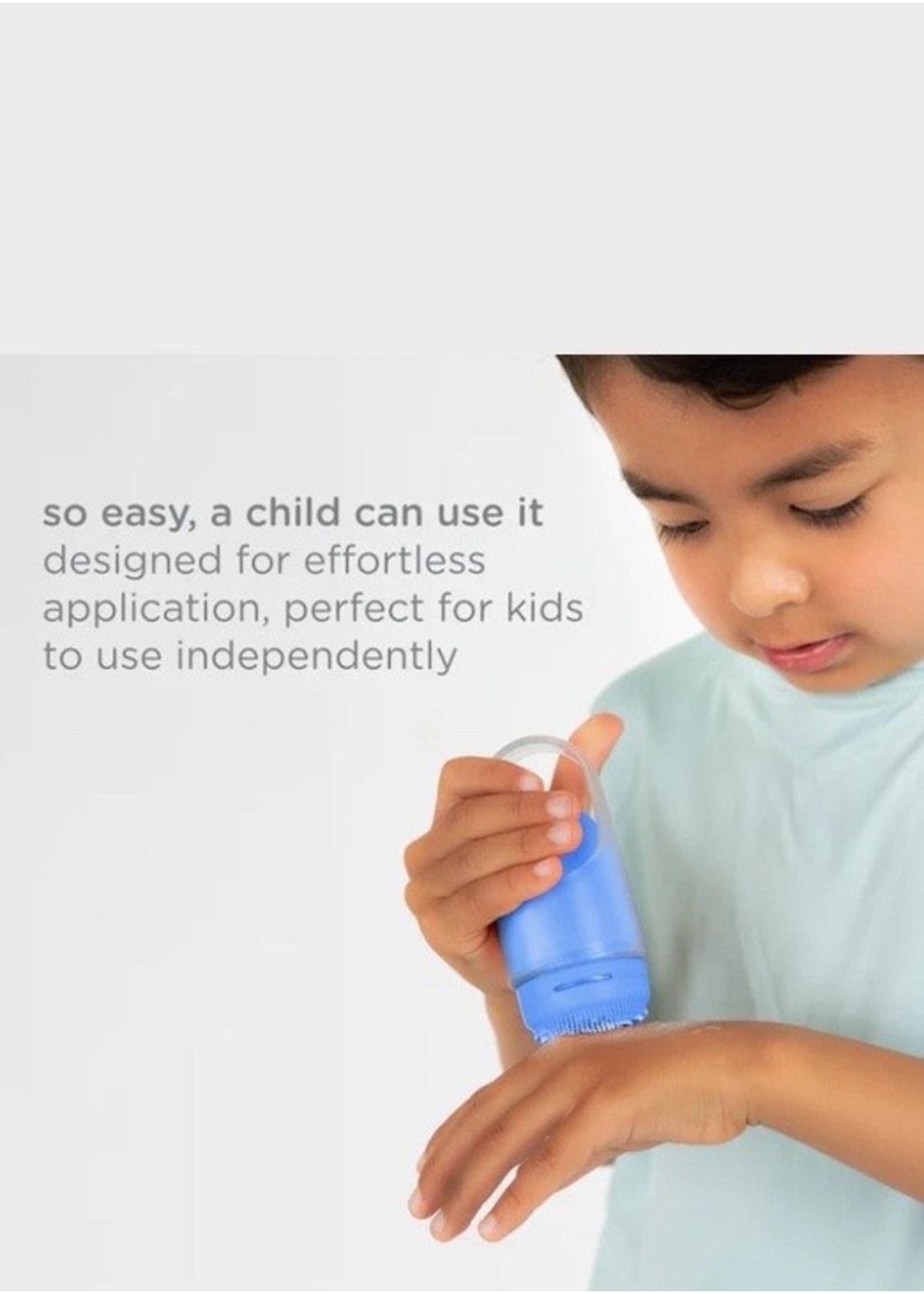 Ubbi Ubbi, Sunsqueeze Sunscreen Applicator || Polaris Blue