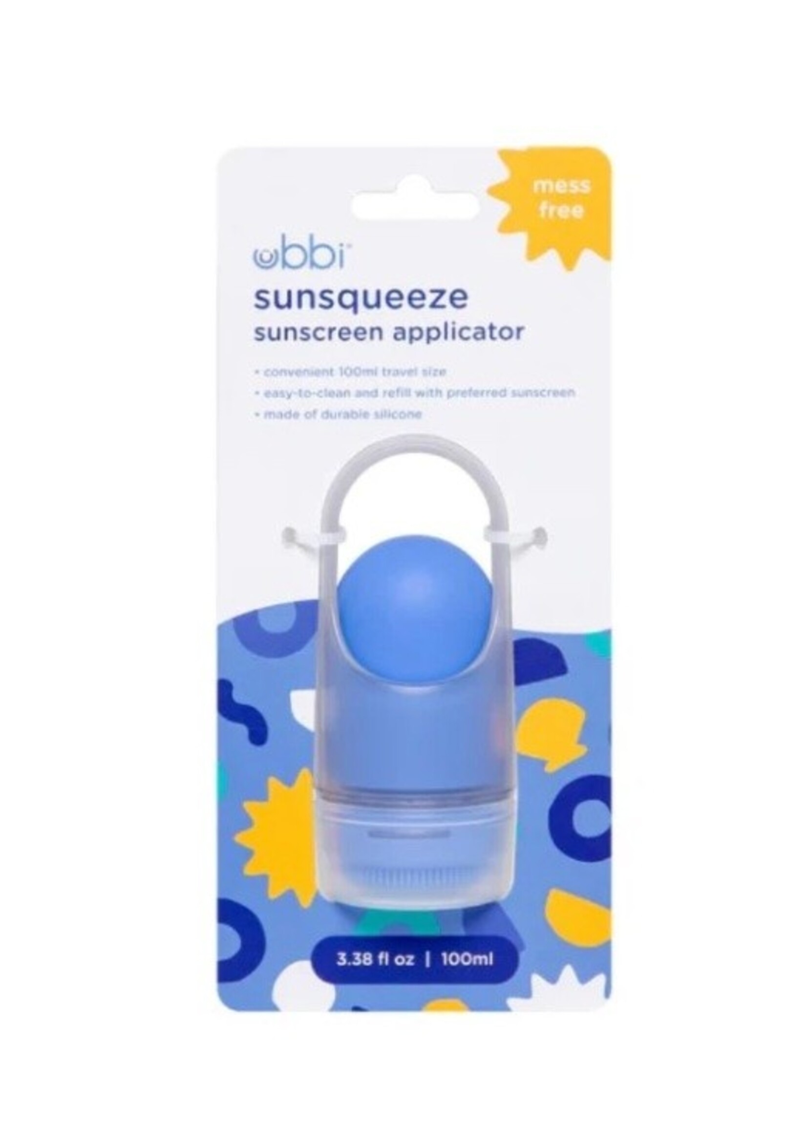 Ubbi Ubbi, Sunsqueeze Sunscreen Applicator || Polaris Blue