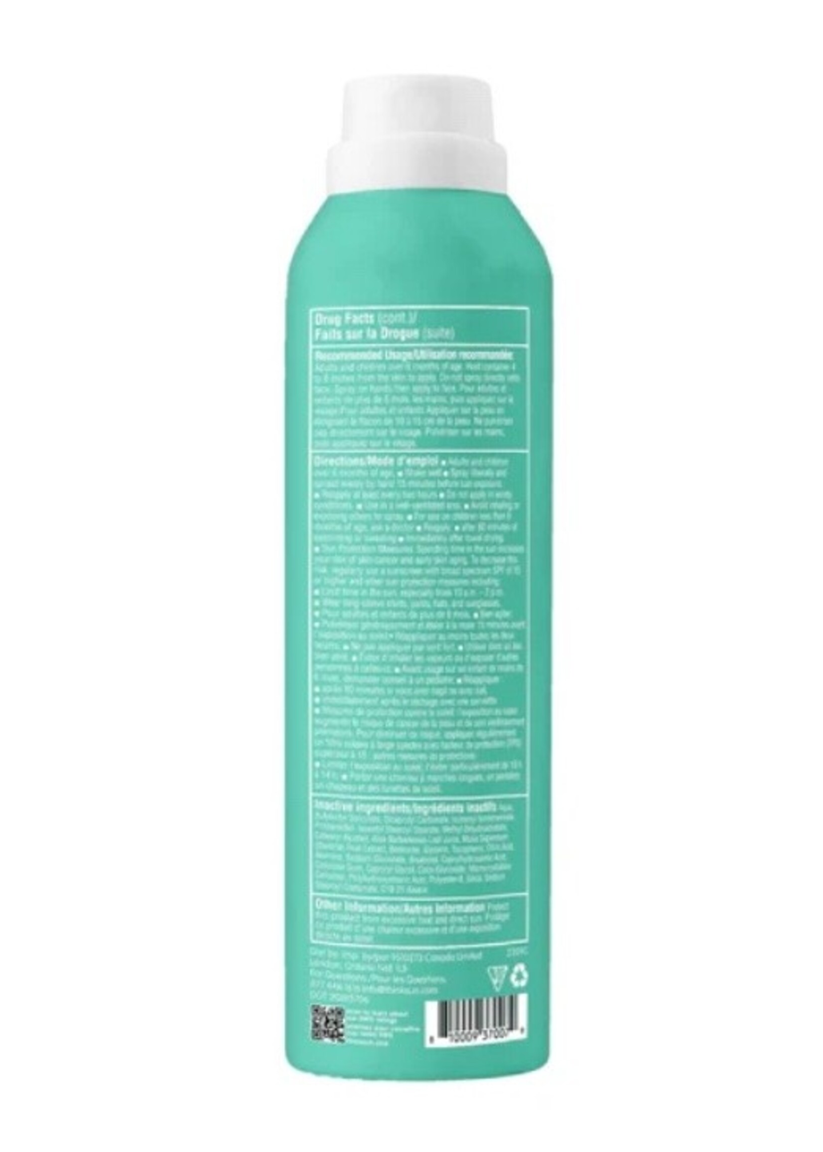 Thinkbaby Think Kids, Clear Zinc SPF 50 Sunscreen Spray || 177ml