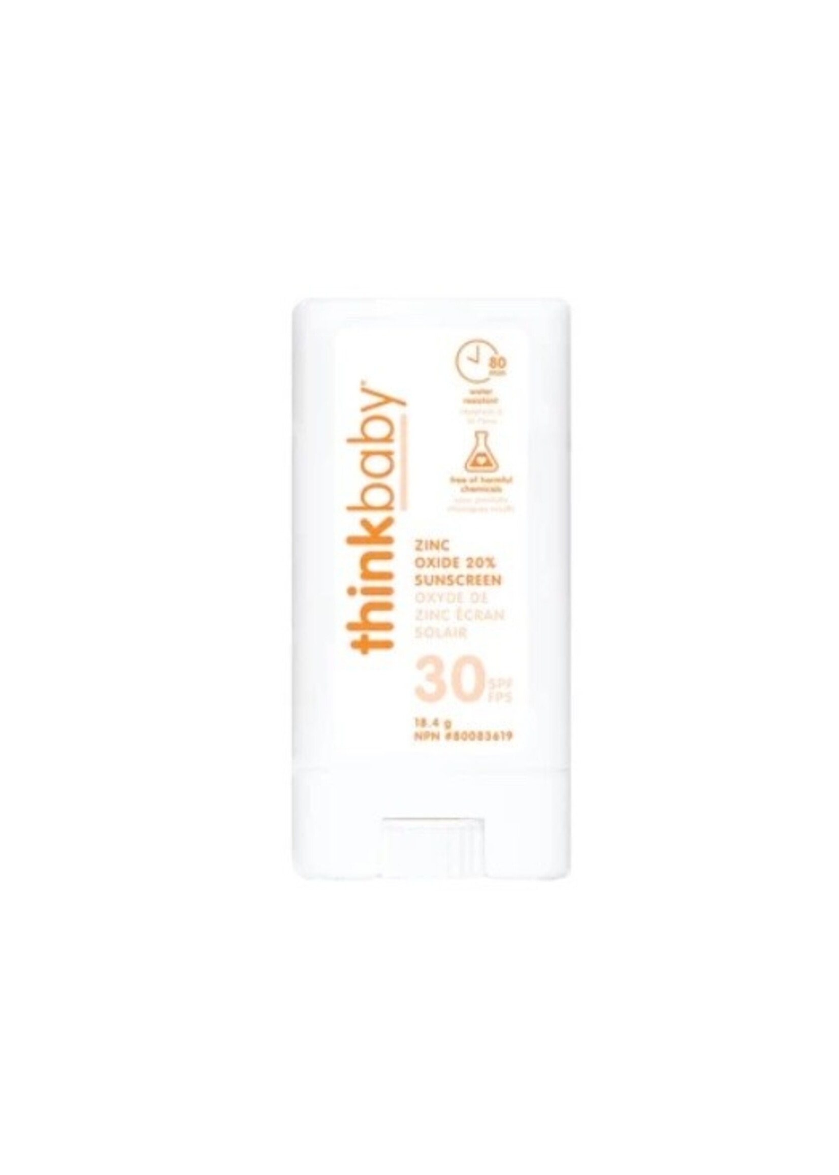 Thinkbaby Think Baby Mineral Based Sunscreen Stick SPF 30+ .64oz/18.4g