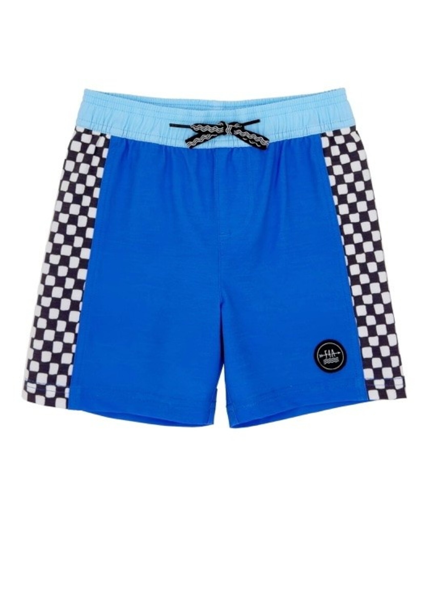 Feather 4 Arrow Feather 4 Arrow, Check Mate Volley Trunk || Marina Blue