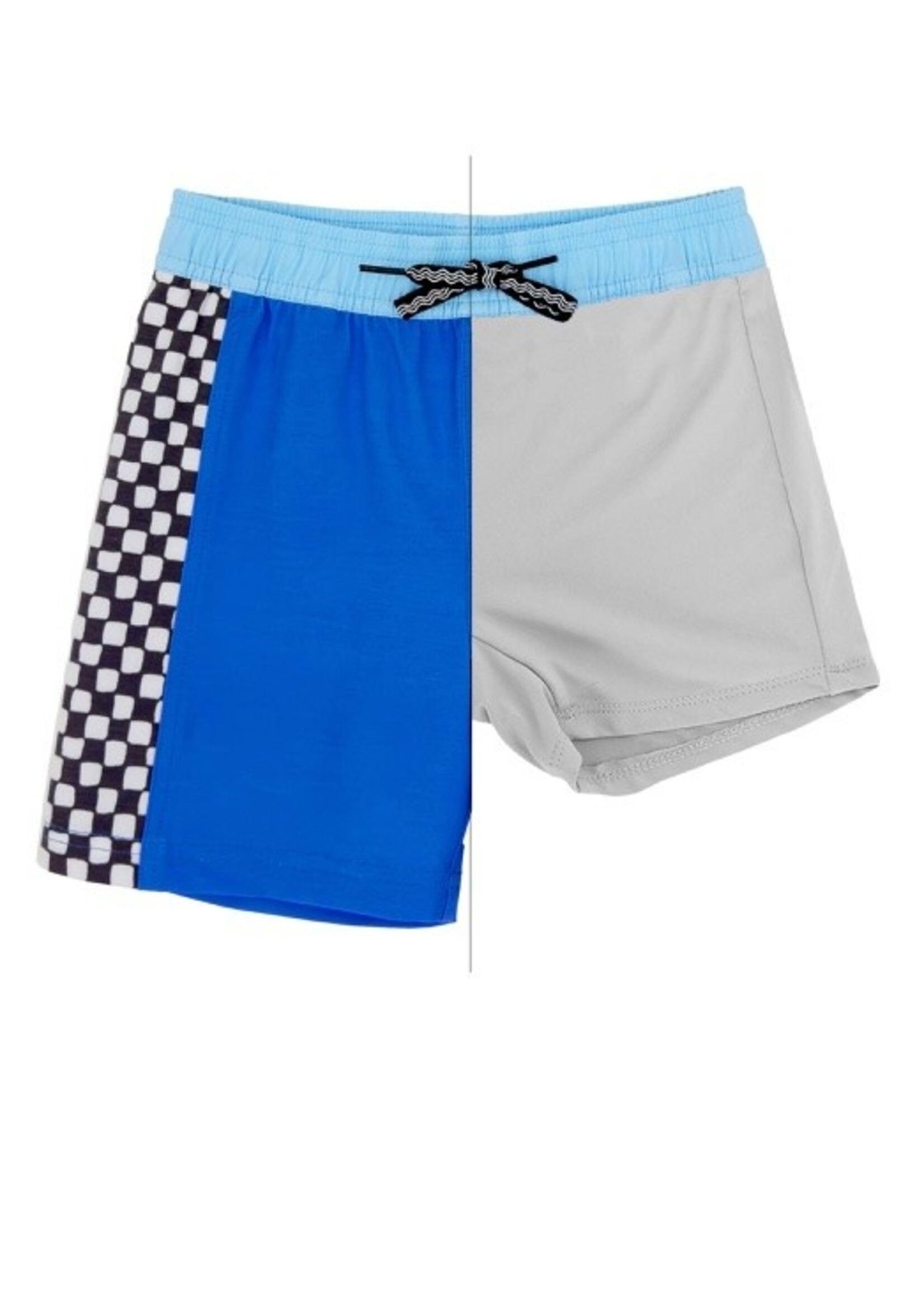 Feather 4 Arrow Feather 4 Arrow, Check Mate Volley Trunk || Marina Blue