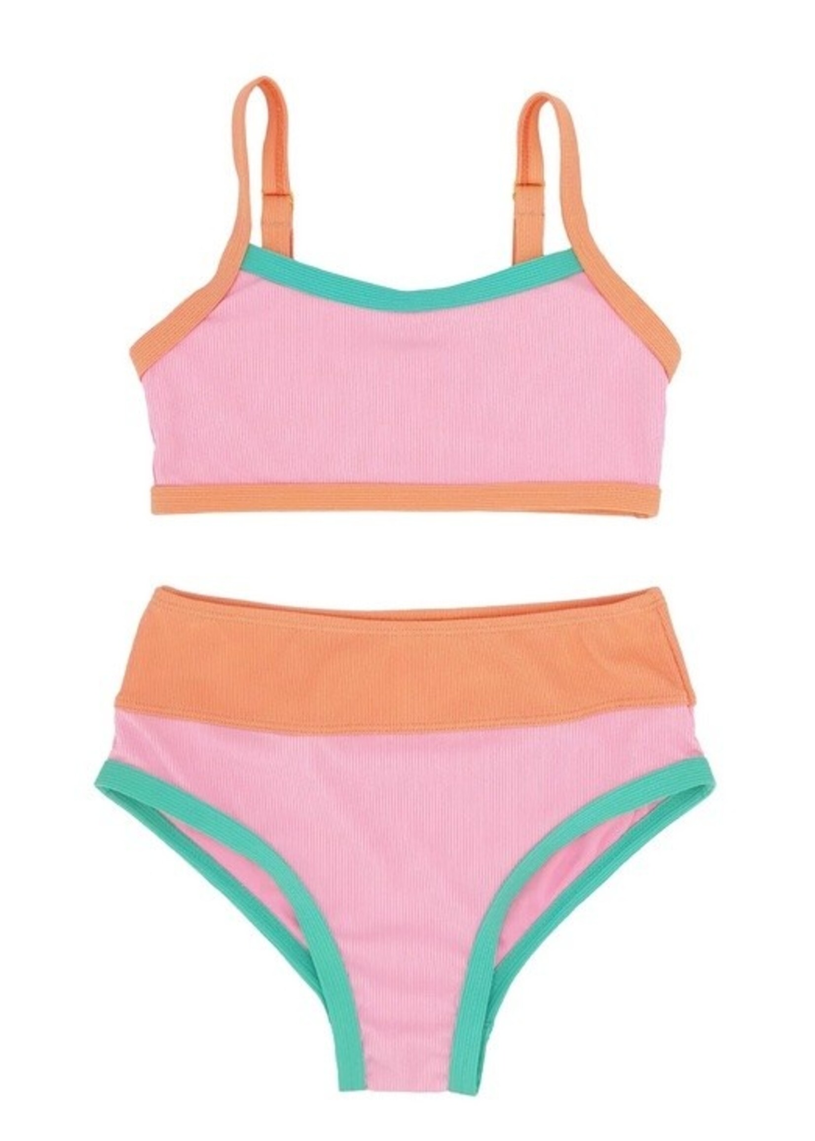 Feather 4 Arrow Feather 4 Arrow, Retro Ringer BIkini || Prism Pink