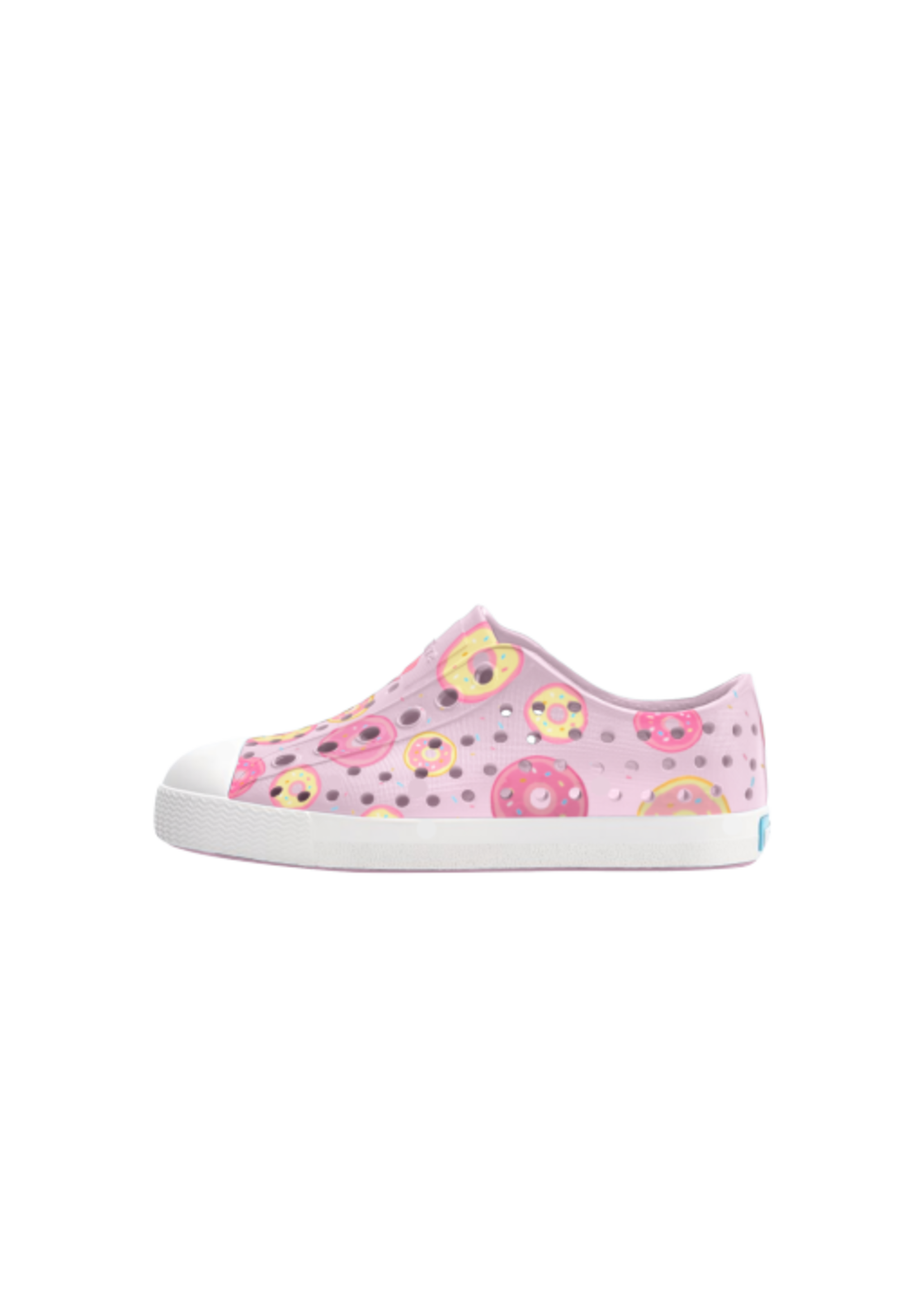 Native Shoes Native Shoes, Jefferson Sugarlite™ Print Child || Barely Pink / Shell White / Donuts