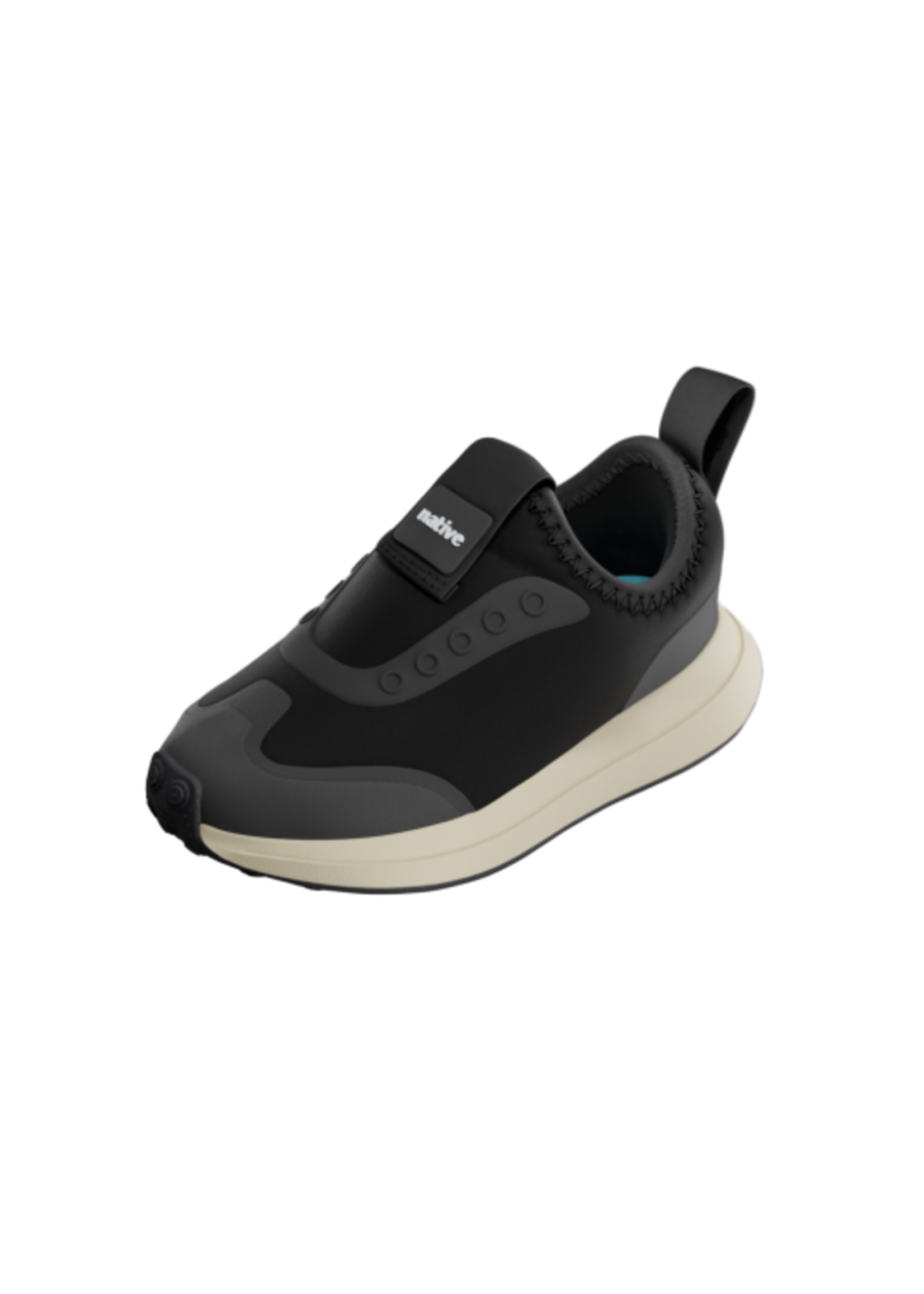 Native Shoes Native Shoes, Robbie Dash Child || Jiffy Black/ Tapioca Off White/ Jiffy Black