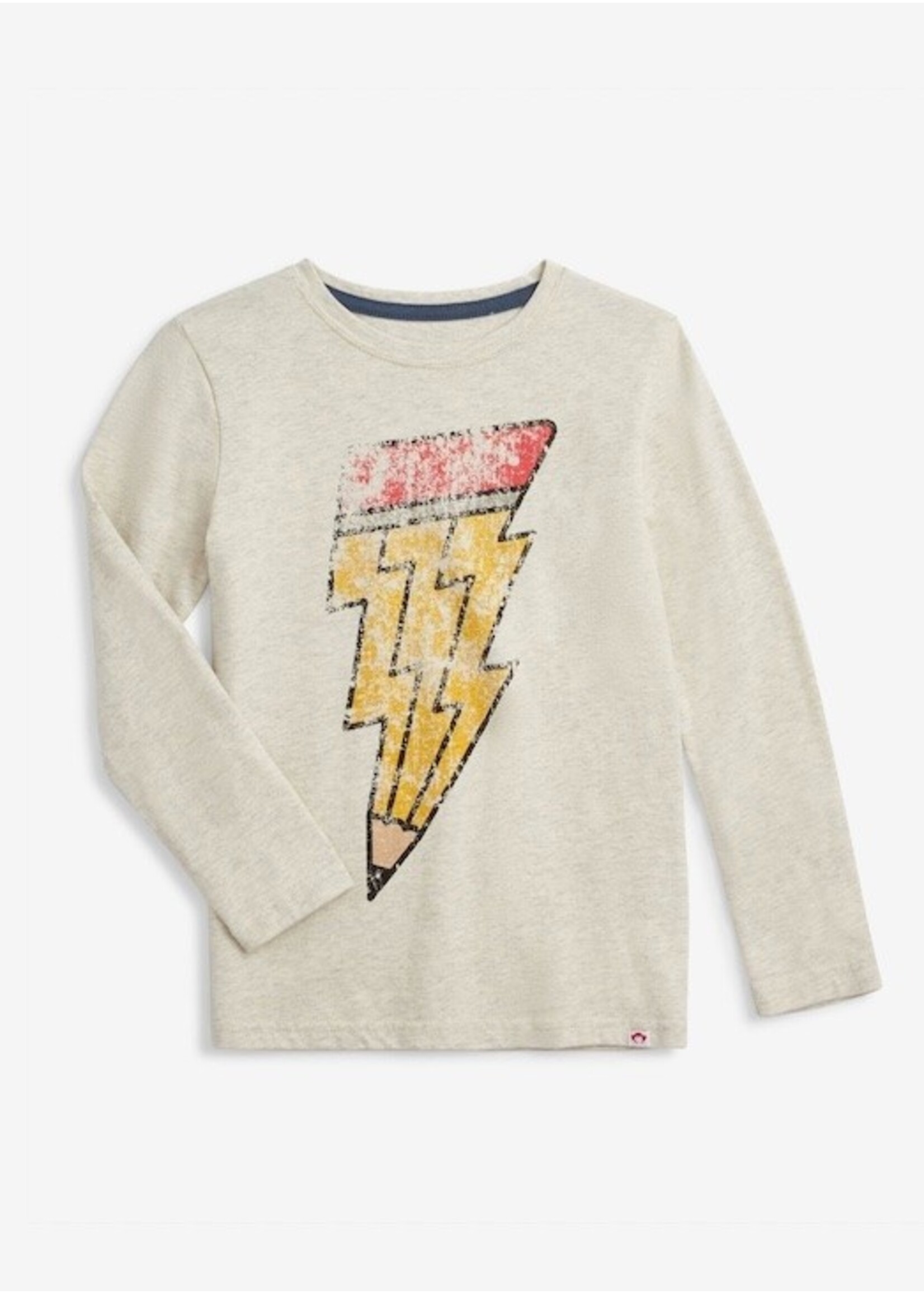 Appaman Appaman, Creative Spark Graphic Long Sleeve Tee || Cloud Heather