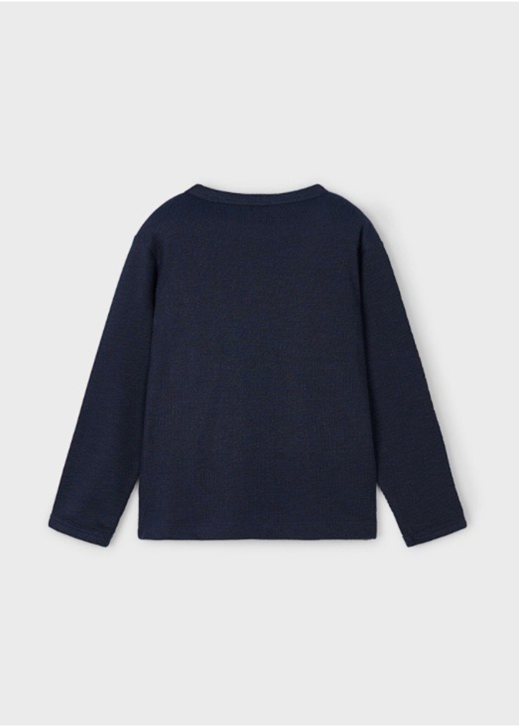Mayoral Mayoral, Boy Long Sleeve Pocket T-Shirt || Navy