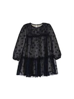 Mayoral Mayoral,  Embroidered Tulle Dress || Navy
