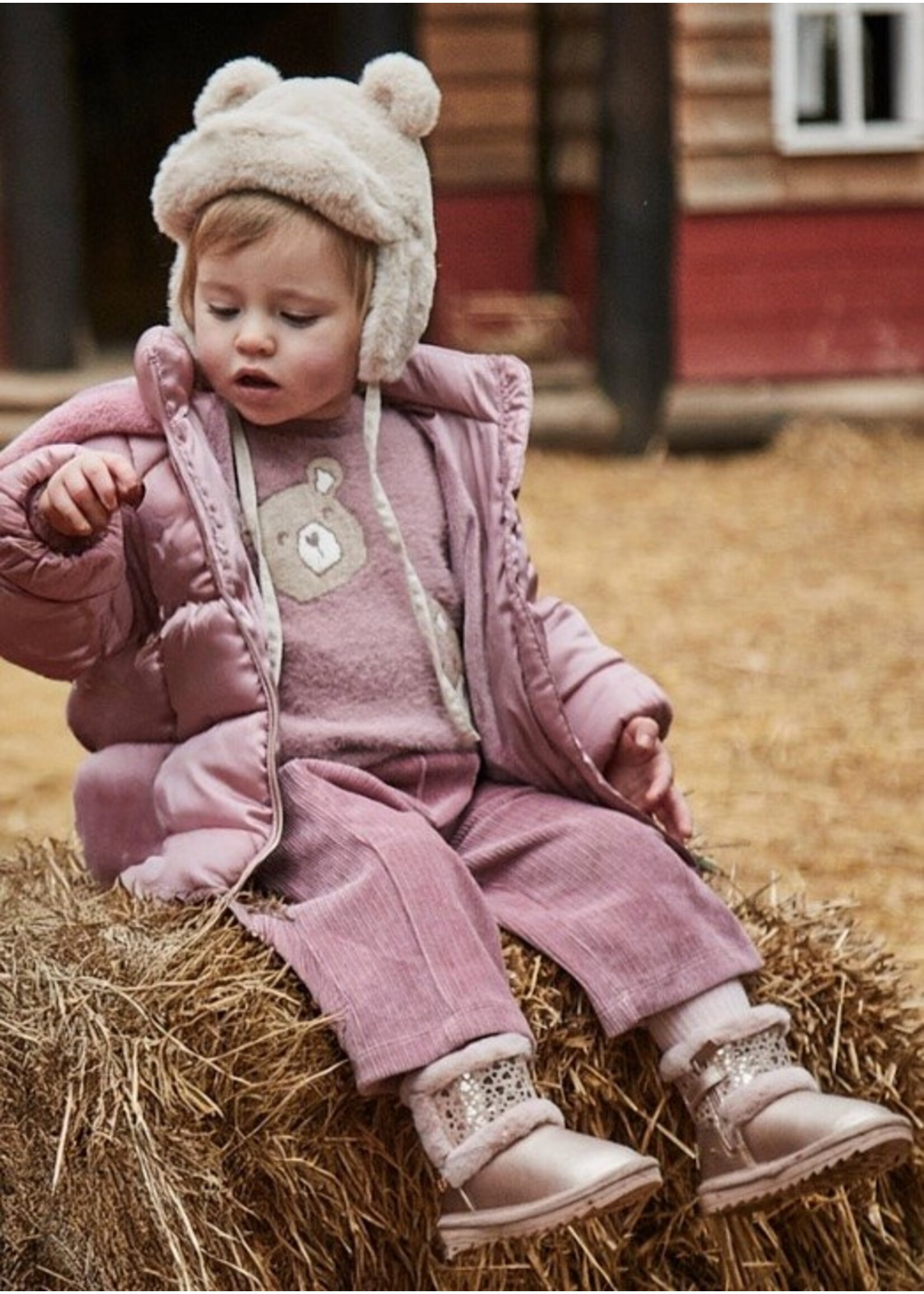 Mayoral Mayoral, Baby Corduroy Pants || Orchid