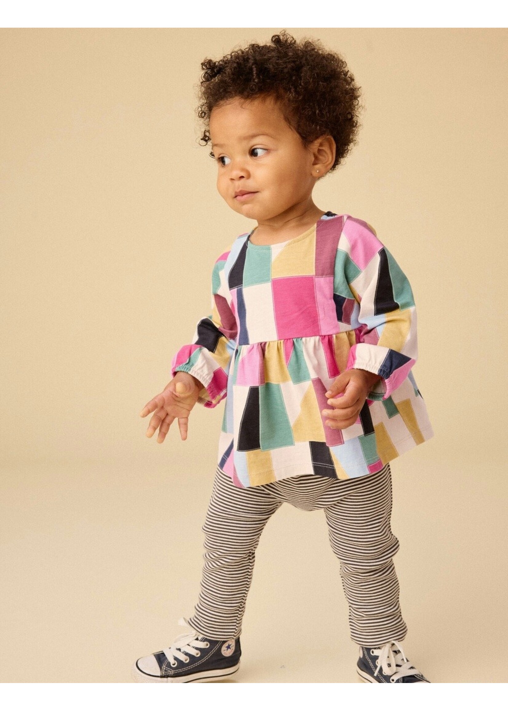 Tea Collection Tea Collection, Boho Top & Pants Baby Set || Pojagi Patchwork