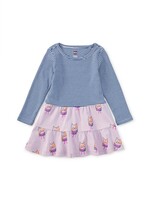 Tea Collection Tea Collection, Tiered Skirted Twirl Dress || Bow Tie Cats