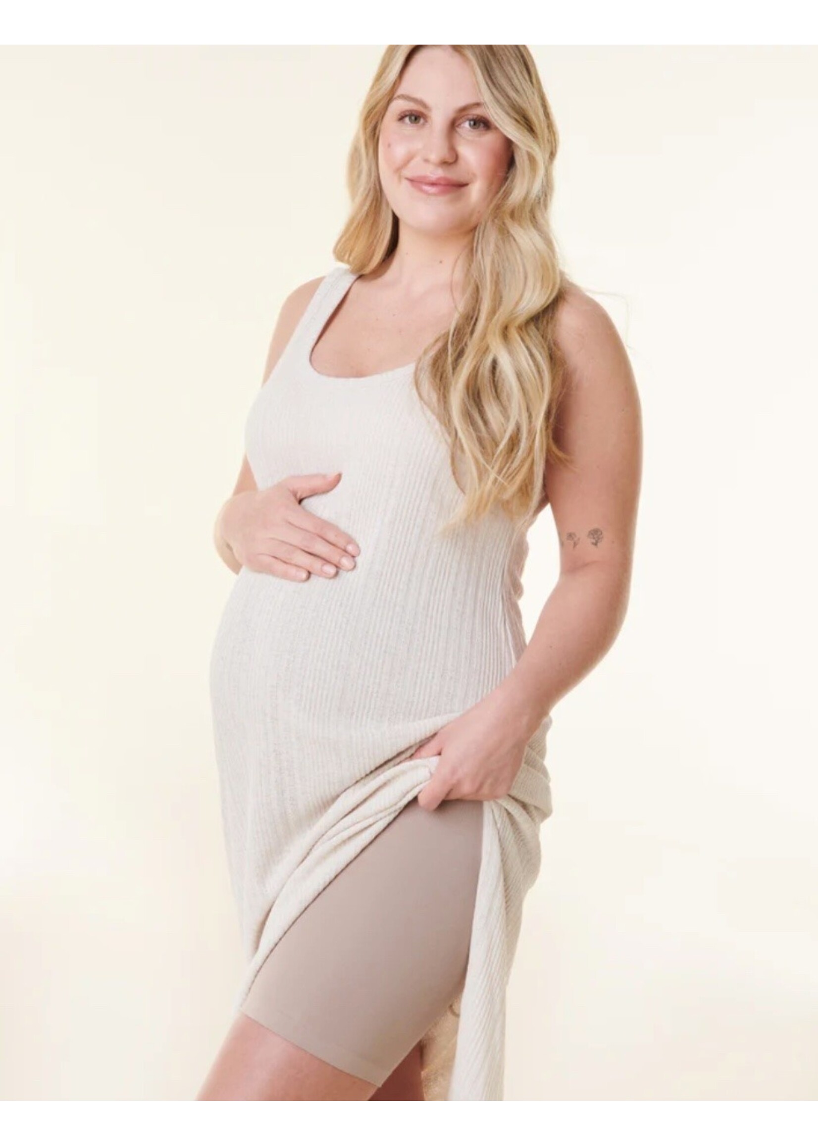 Bravado Bravado, Anti Chafe Maternity Short || Sand