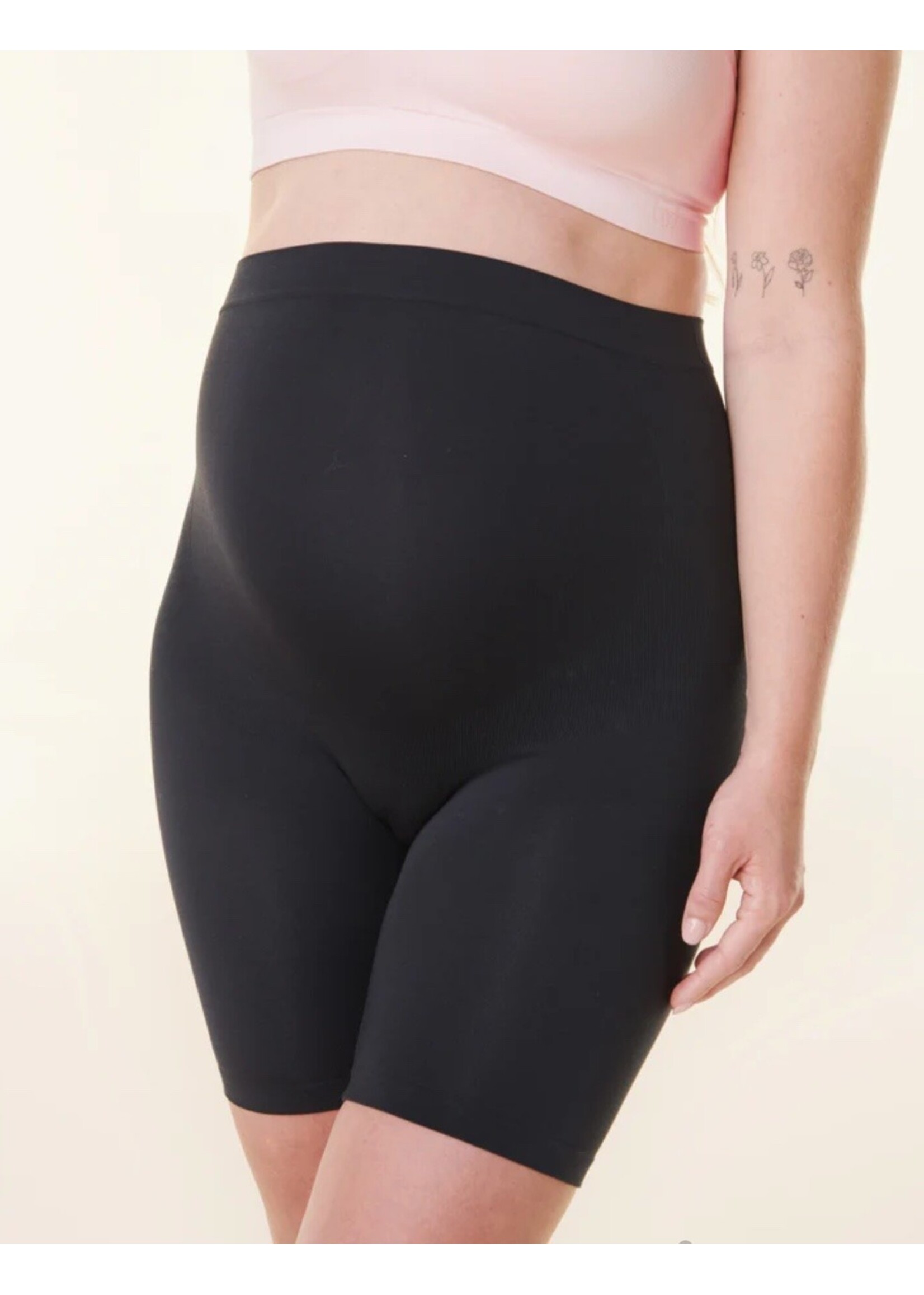 Bravado Bravado, Anti Chafe Maternity Short || Black
