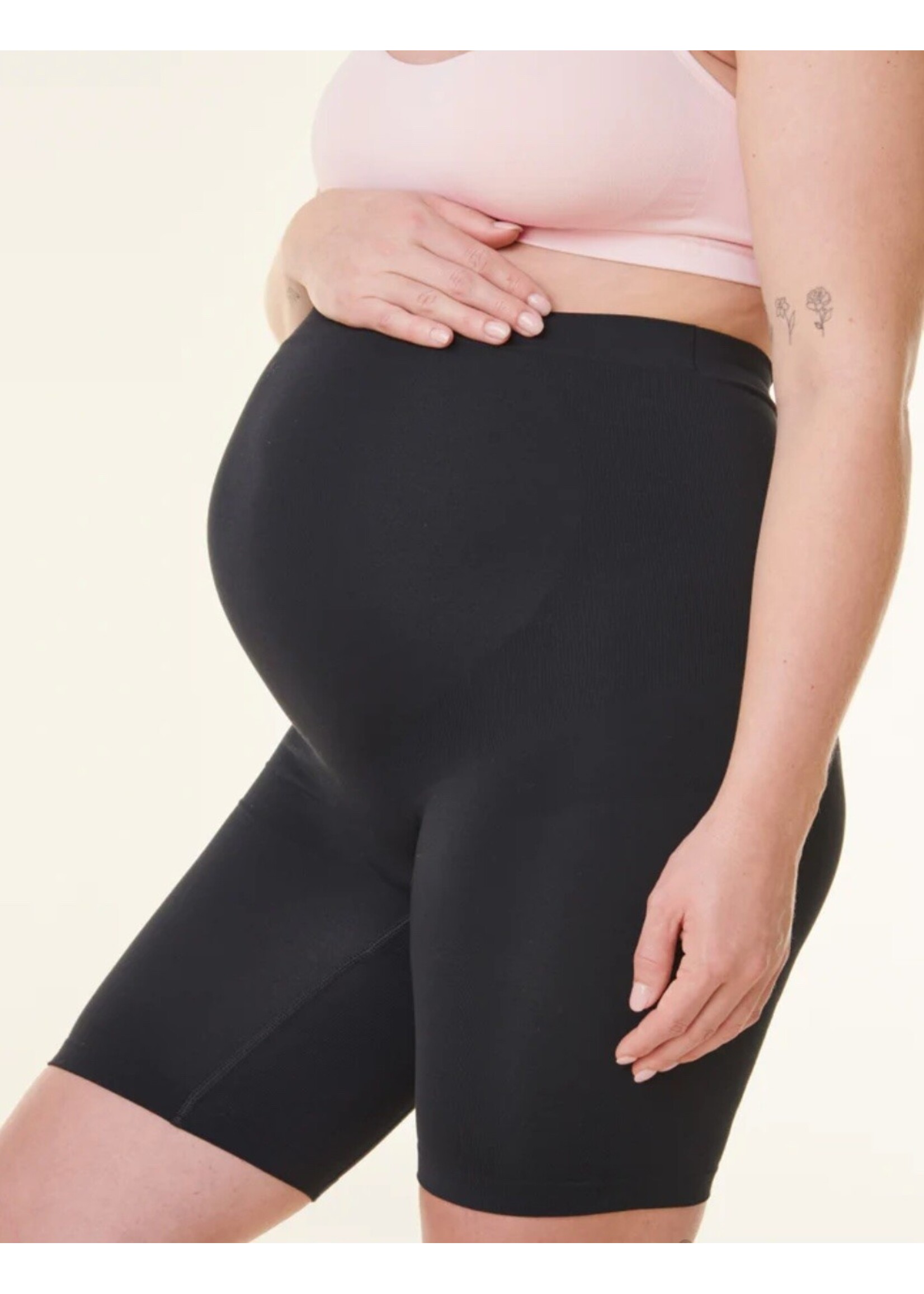 Bravado Bravado, Anti Chafe Maternity Short || Black
