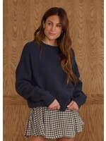 Rylee + Cru Rylee + Cru Woman, Carolina Sweater || Navy