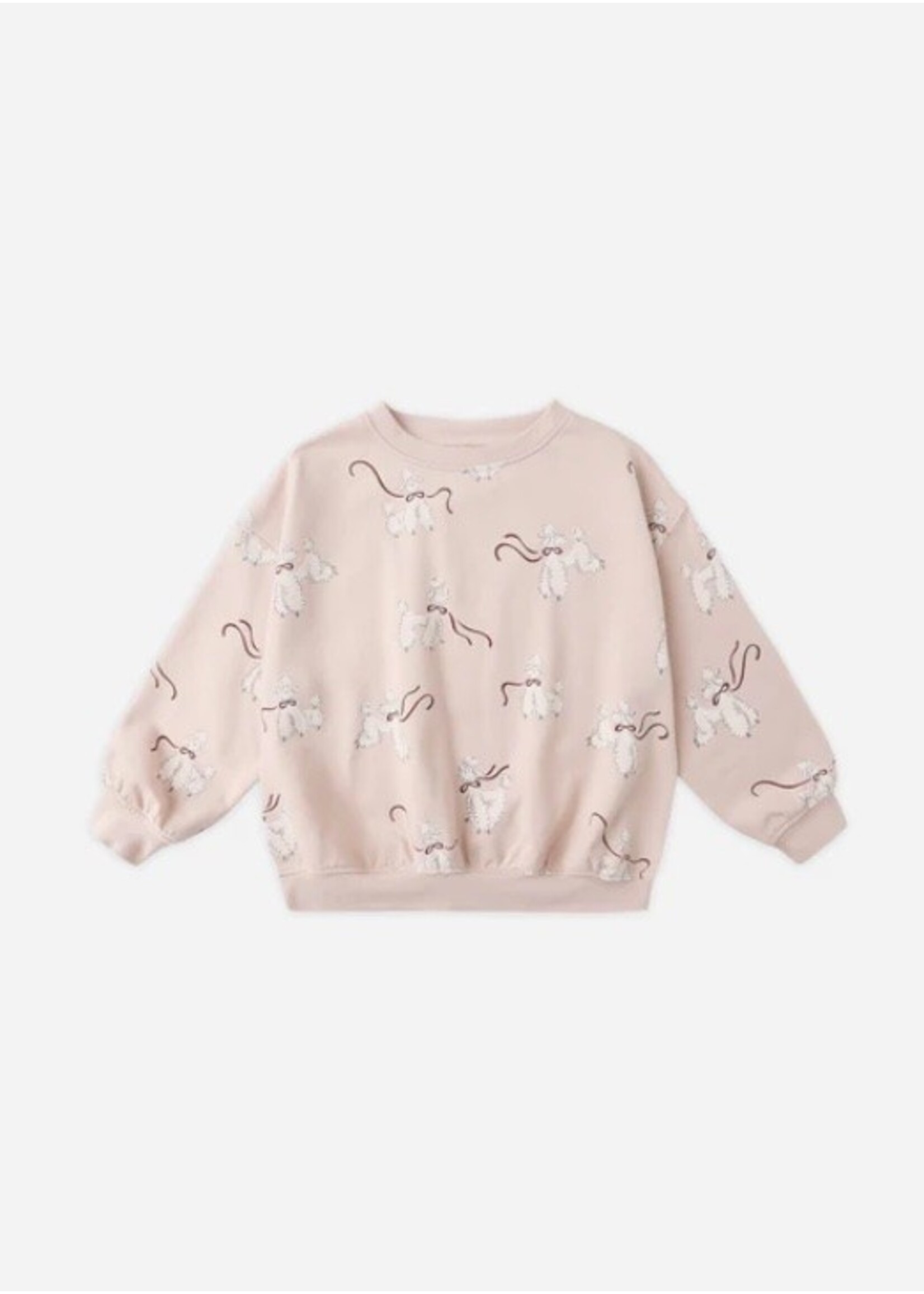 Rylee + Cru Rylee + Cru, Jogger Relaxed Sweatshirt || Poodles