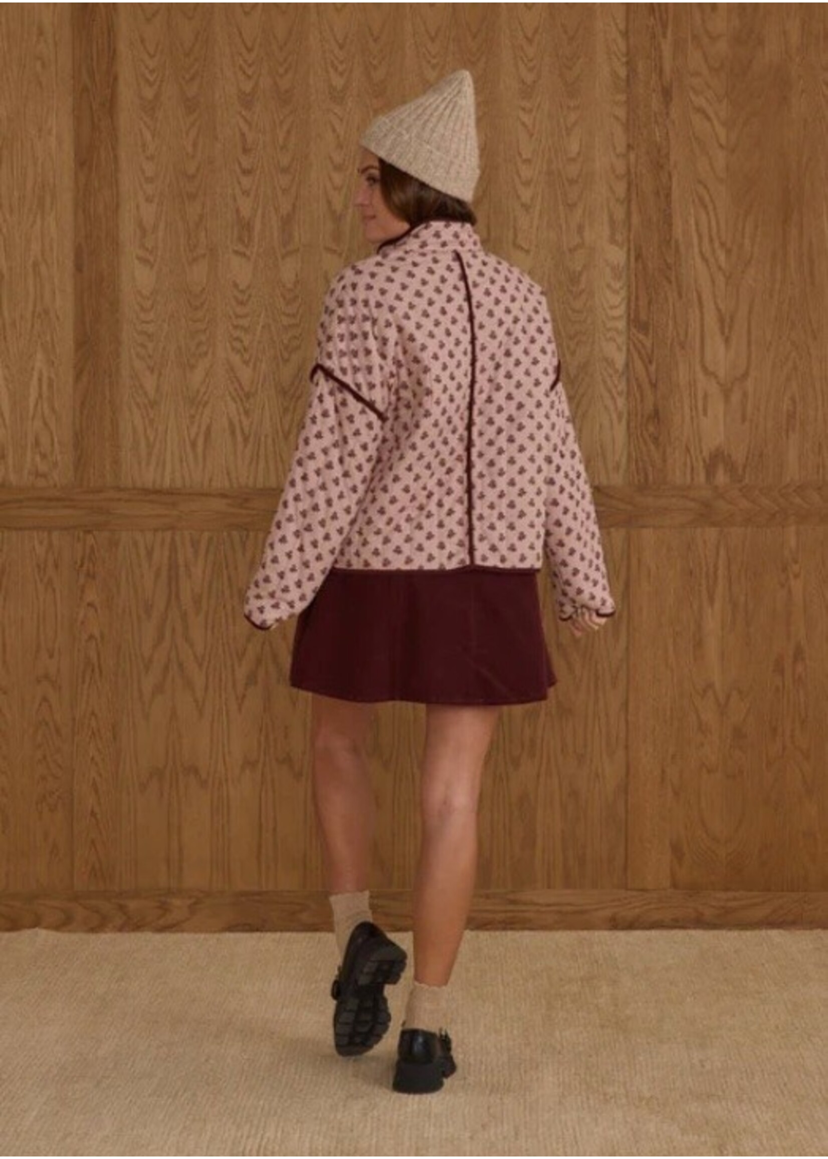 Rylee + Cru Rylee + Cru Woman, Quilted Jacket | Blush Fleur