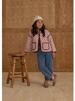 Rylee + Cru Rylee + Cru, Quilted Jacket || Blush Fleur