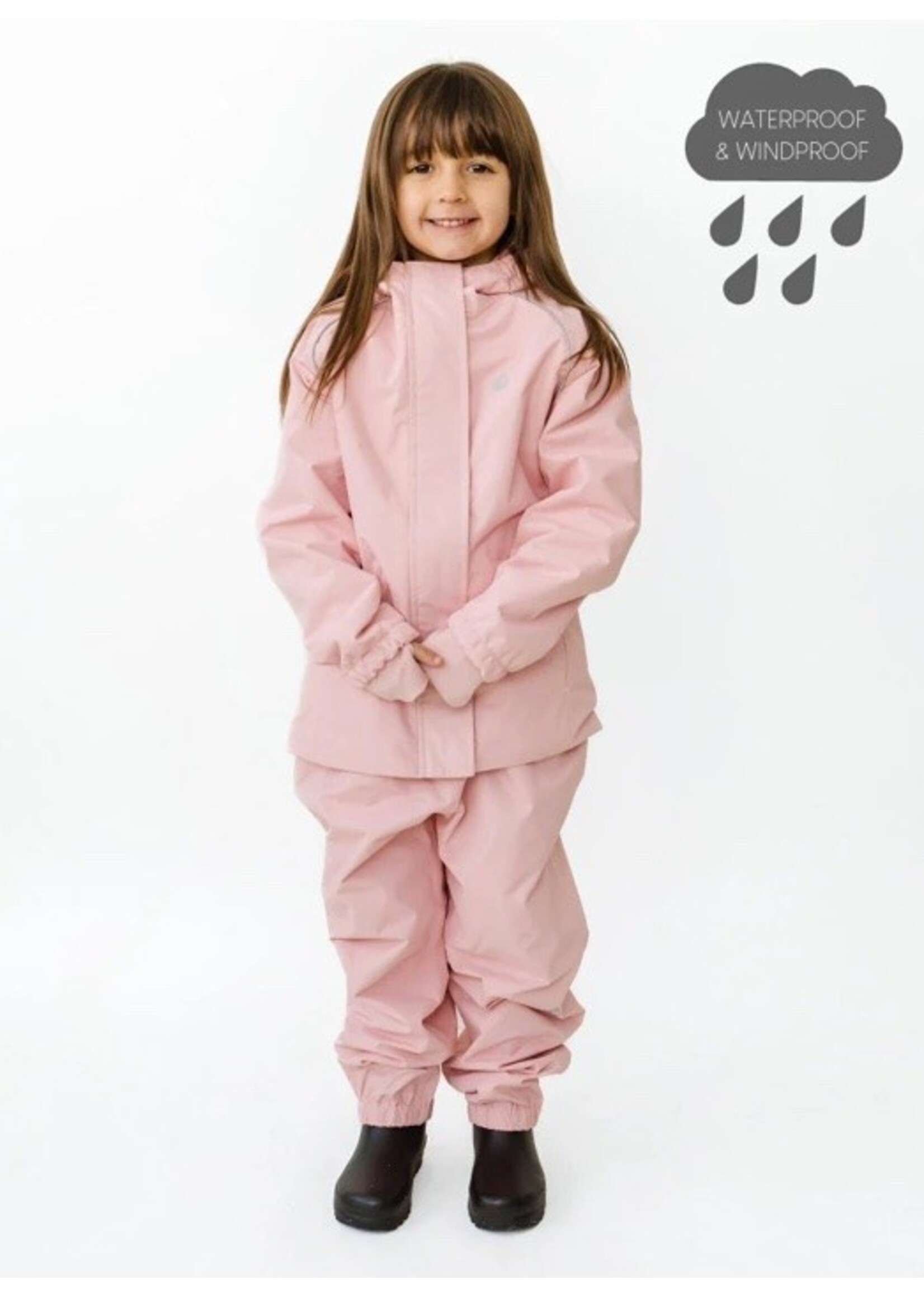 Therm Therm Kids,  Splash Pant Waterproof Windproof || Dusky Pink