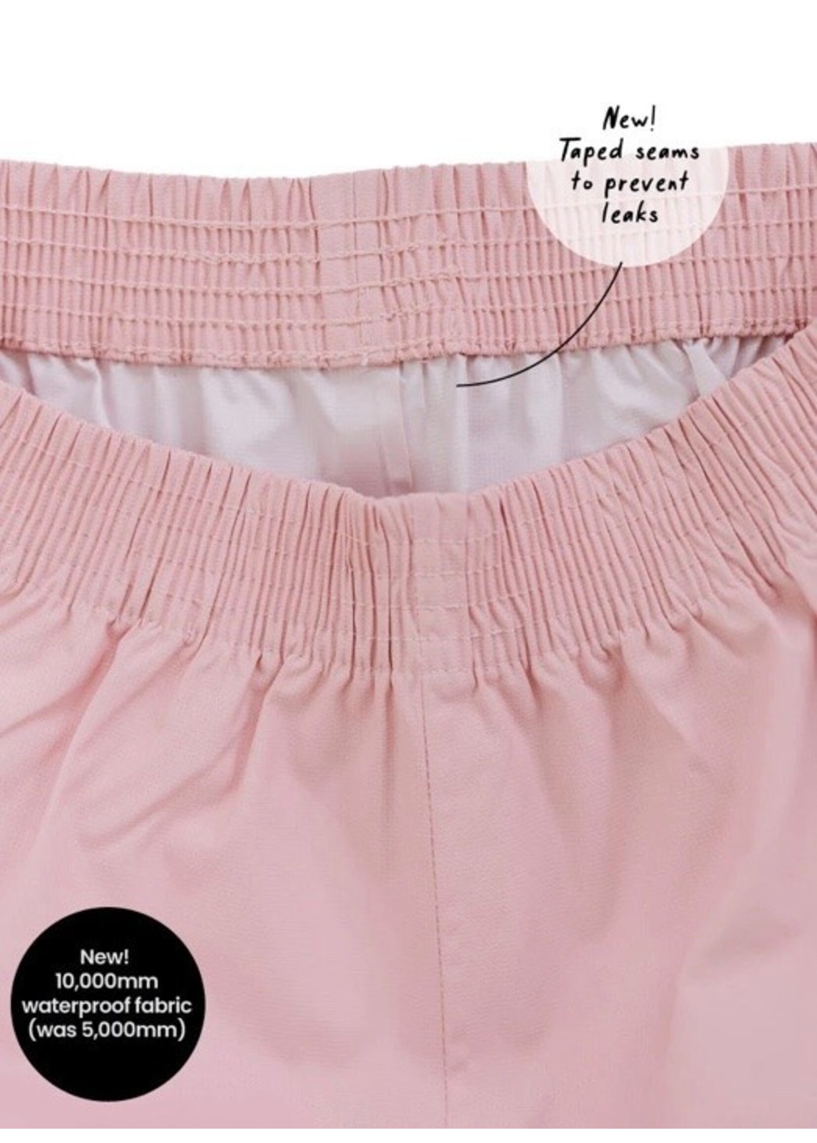 Therm Therm Kids,  Splash Pant Waterproof Windproof || Dusky Pink