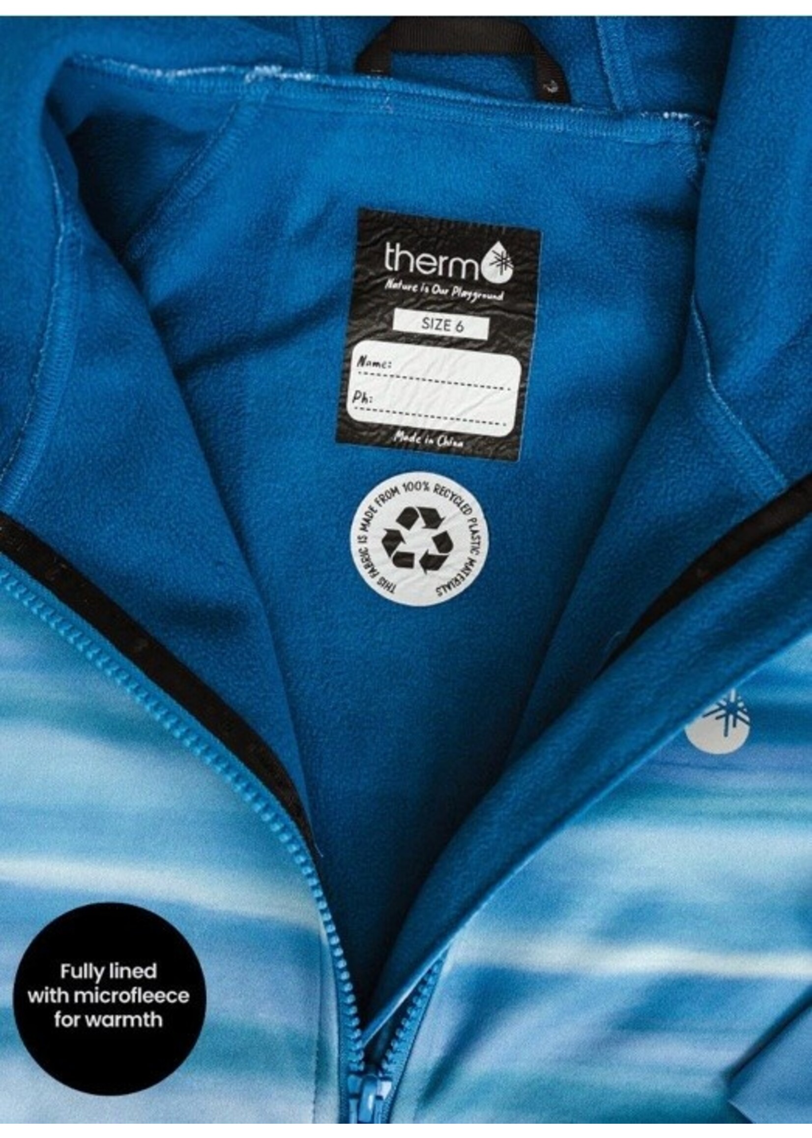 Therm Therm Kids, All-Weather Hoodie || Surf Horizon