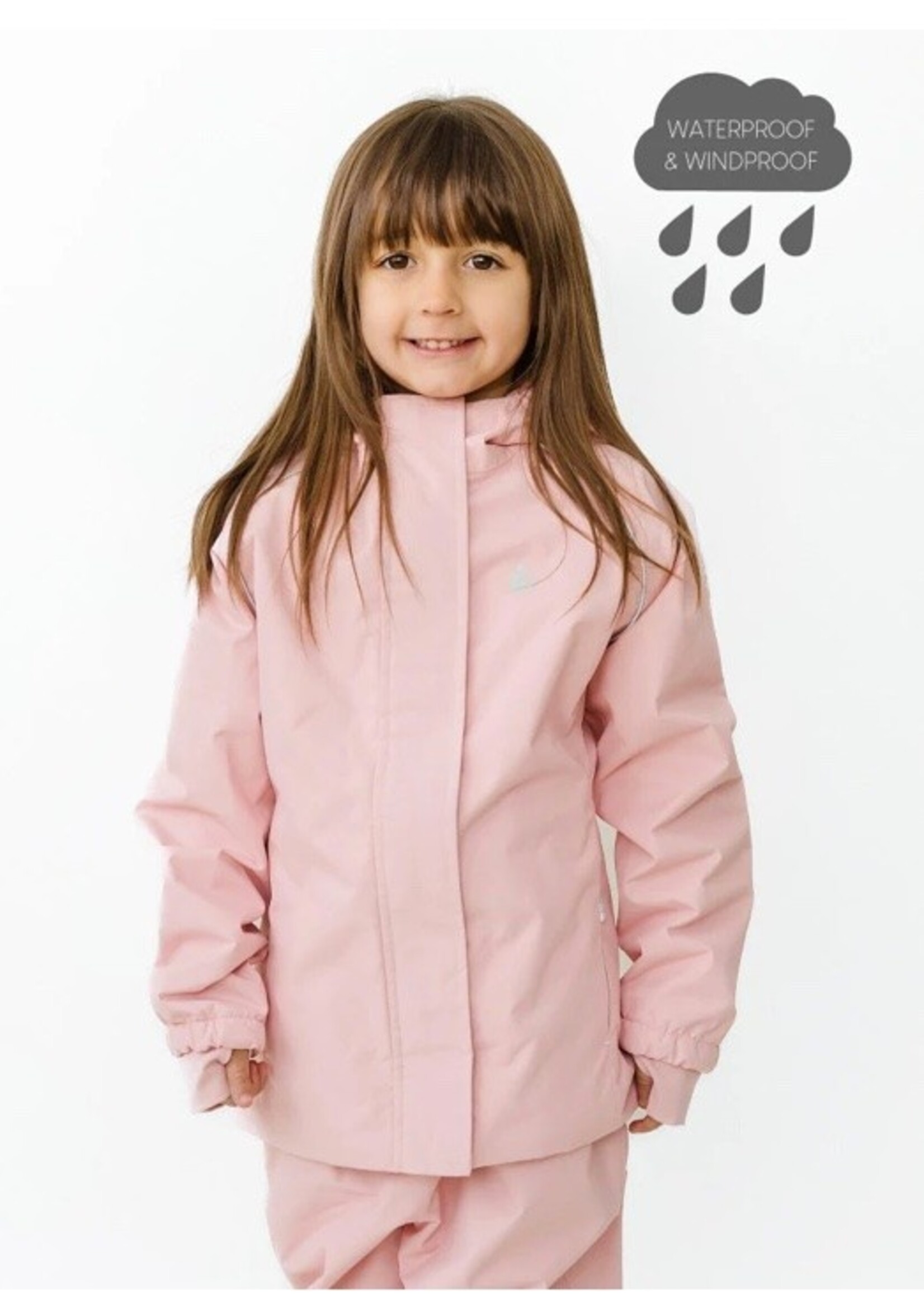 Therm Therm Kid's, SplashMagic Storm Jacket || Dusky Pink / Celestial Unicorn