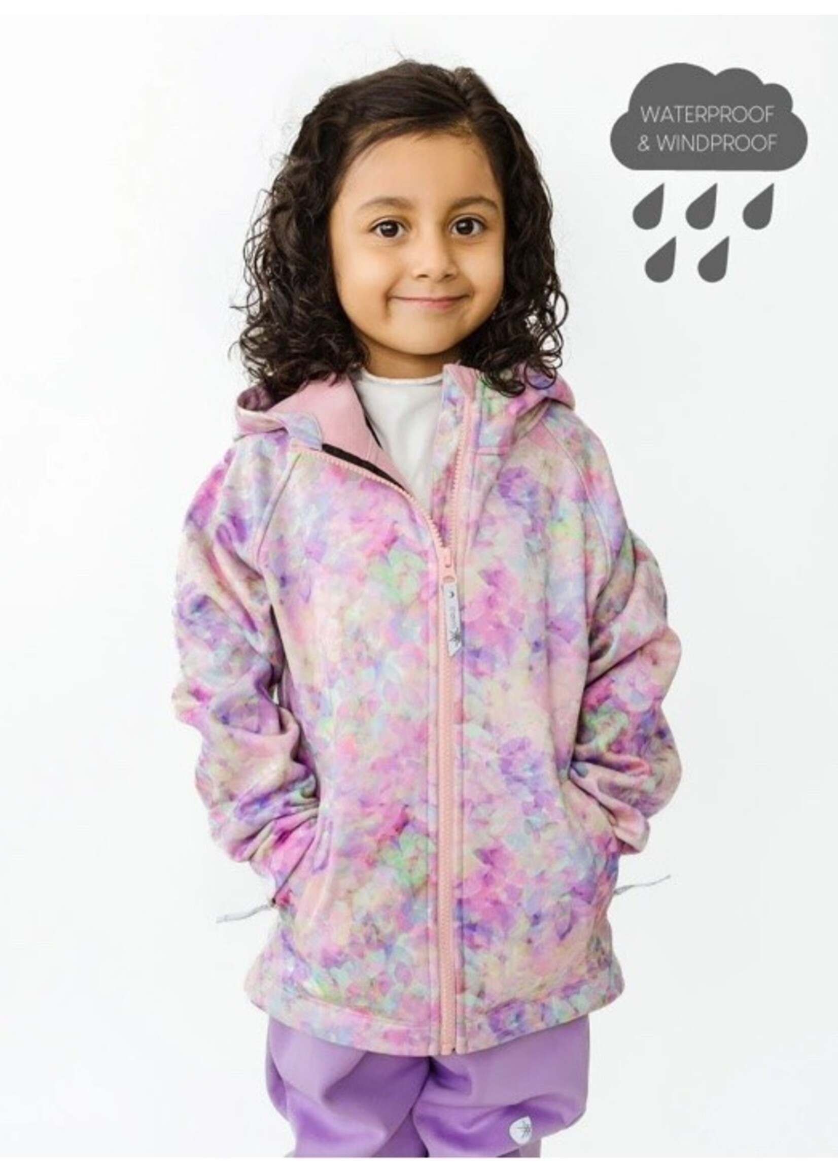 Therm Therm Kids, All-Weather Hoodie || Pretty Petals