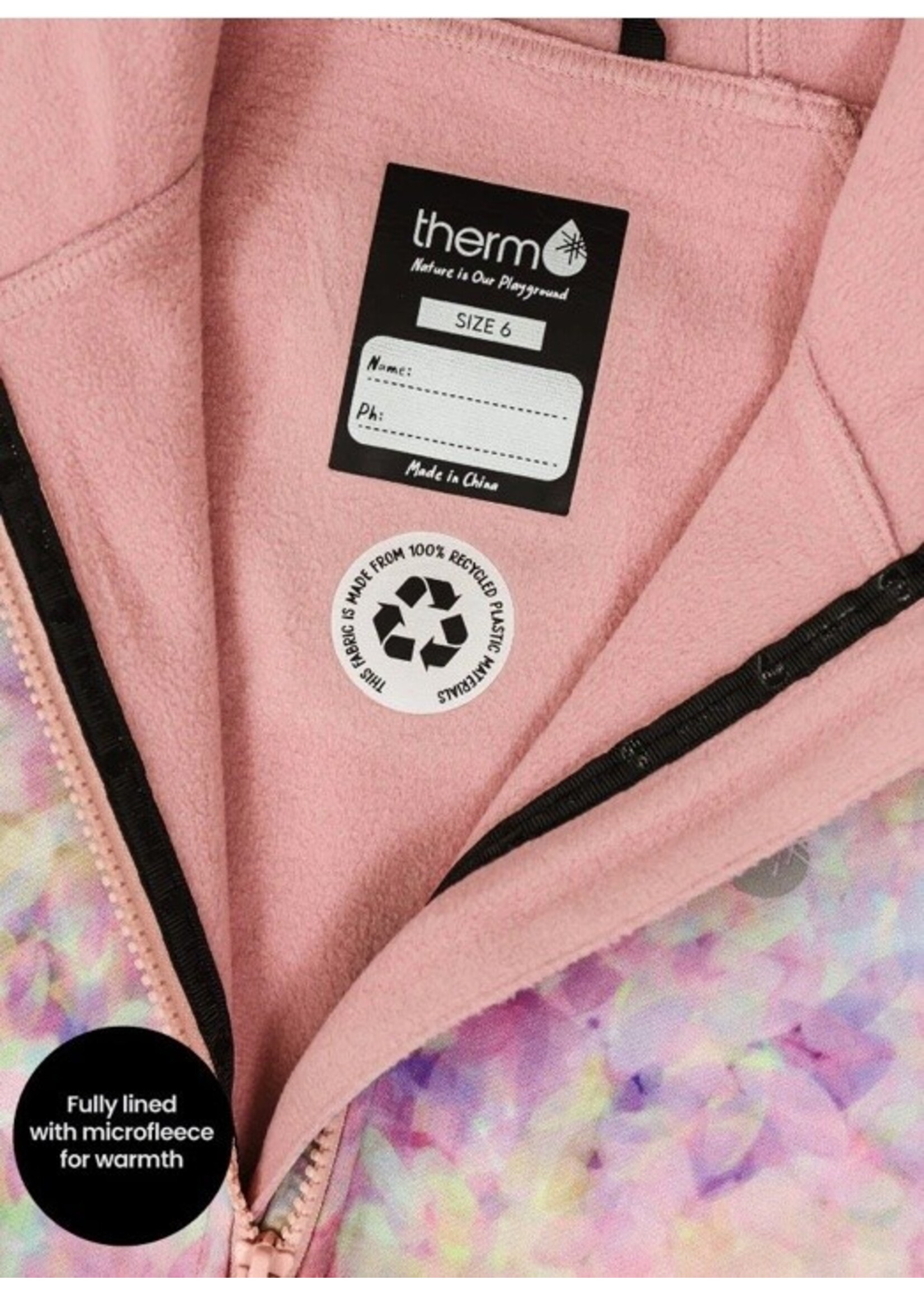 Therm Therm Kids, All-Weather Hoodie || Pretty Petals