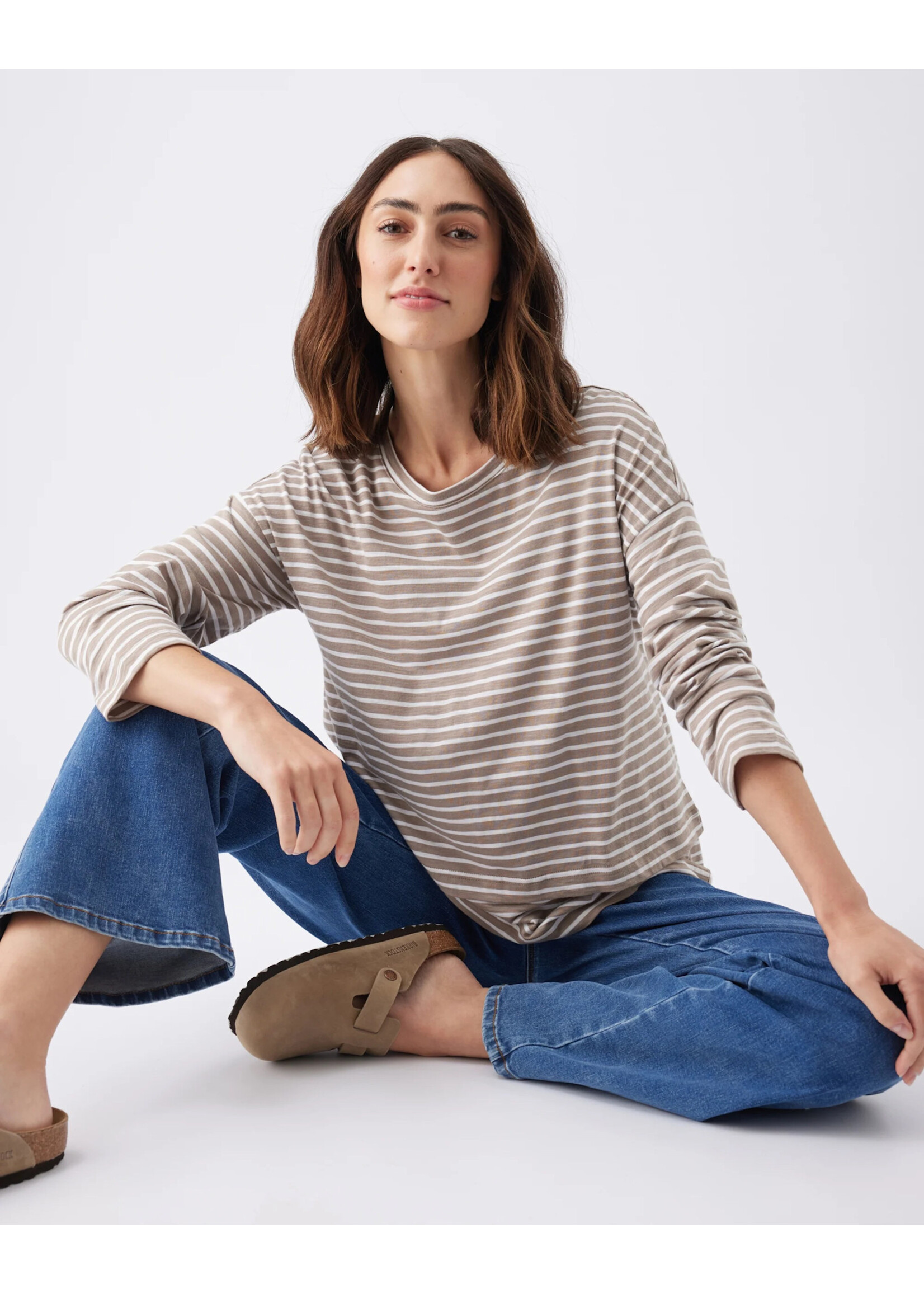 Ripe Maternity Ripe Maternity, Miller Relaxed Fit Over Bump Jean || True Blue