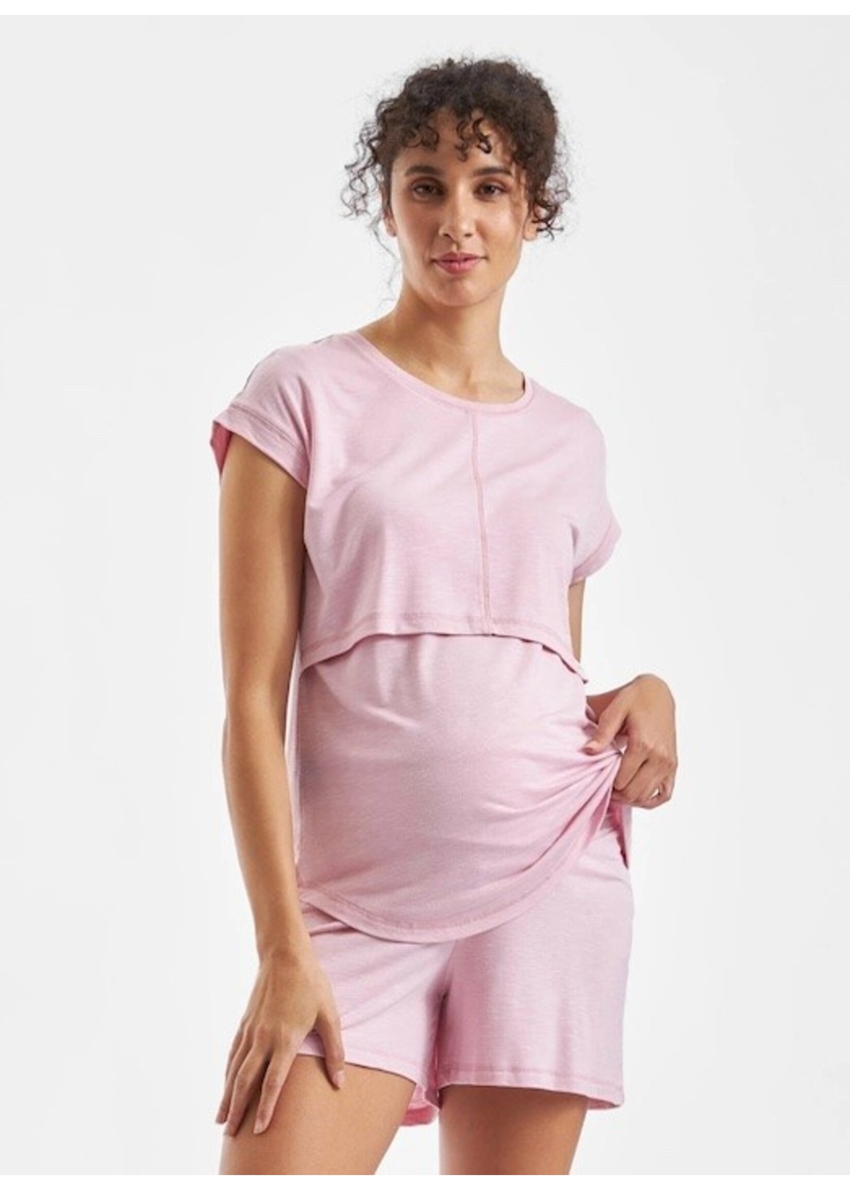 Ripe Maternity Ripe Maternity, Dreamy Maternity and Nursing Tee || Dusty Pink