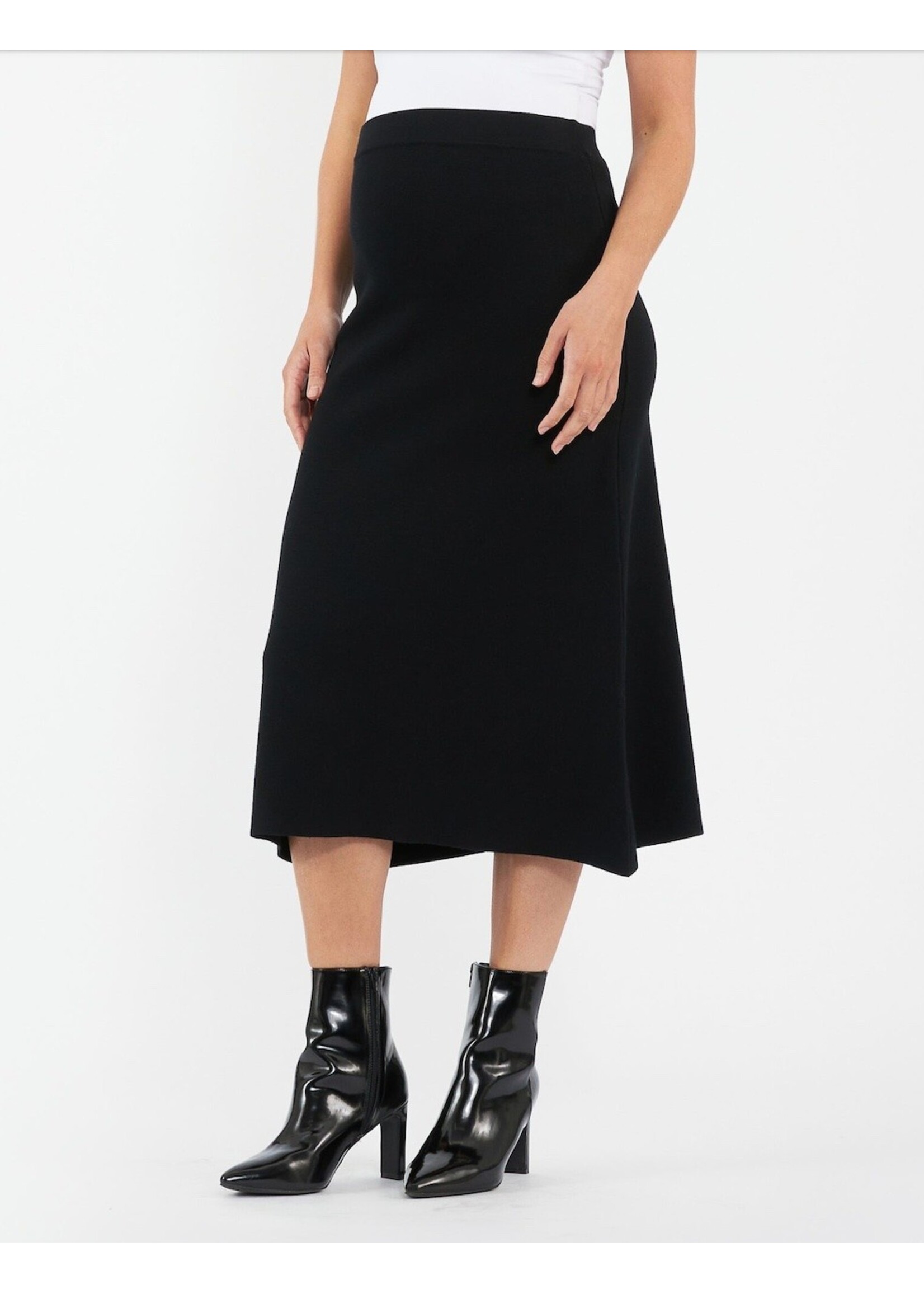 Ripe Maternity Ripe, A-Line Knit Maternity Skirt || Black
